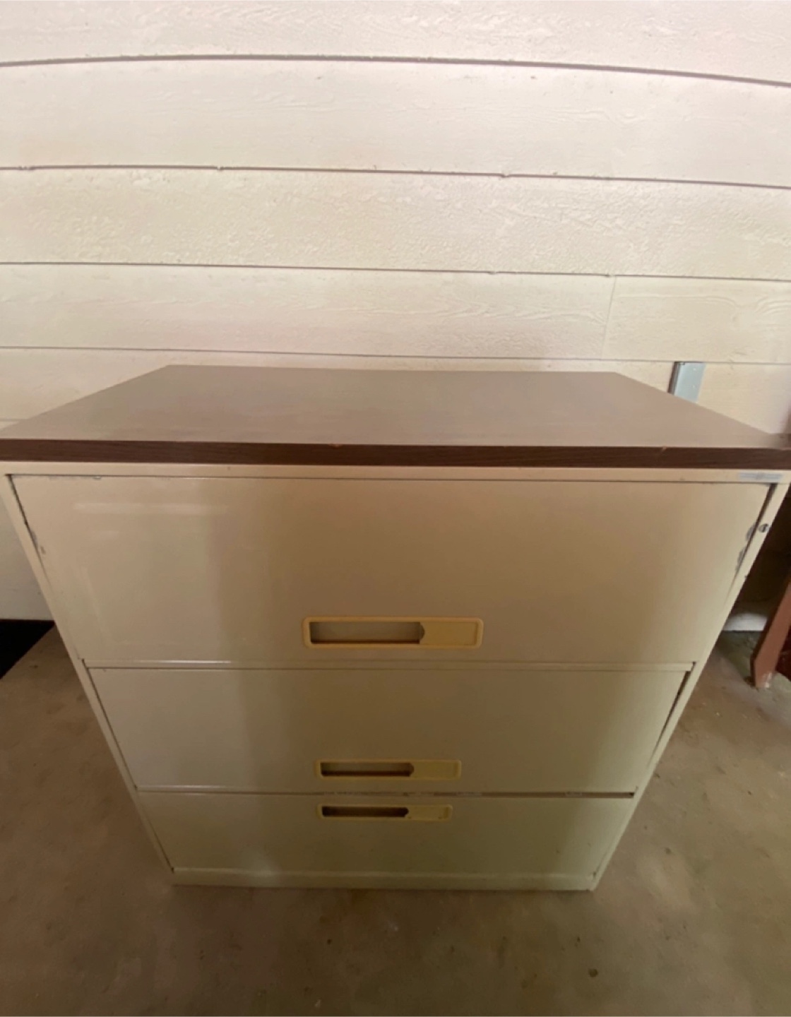 3-Drawer Filing Cabinet - Beige - photo 4