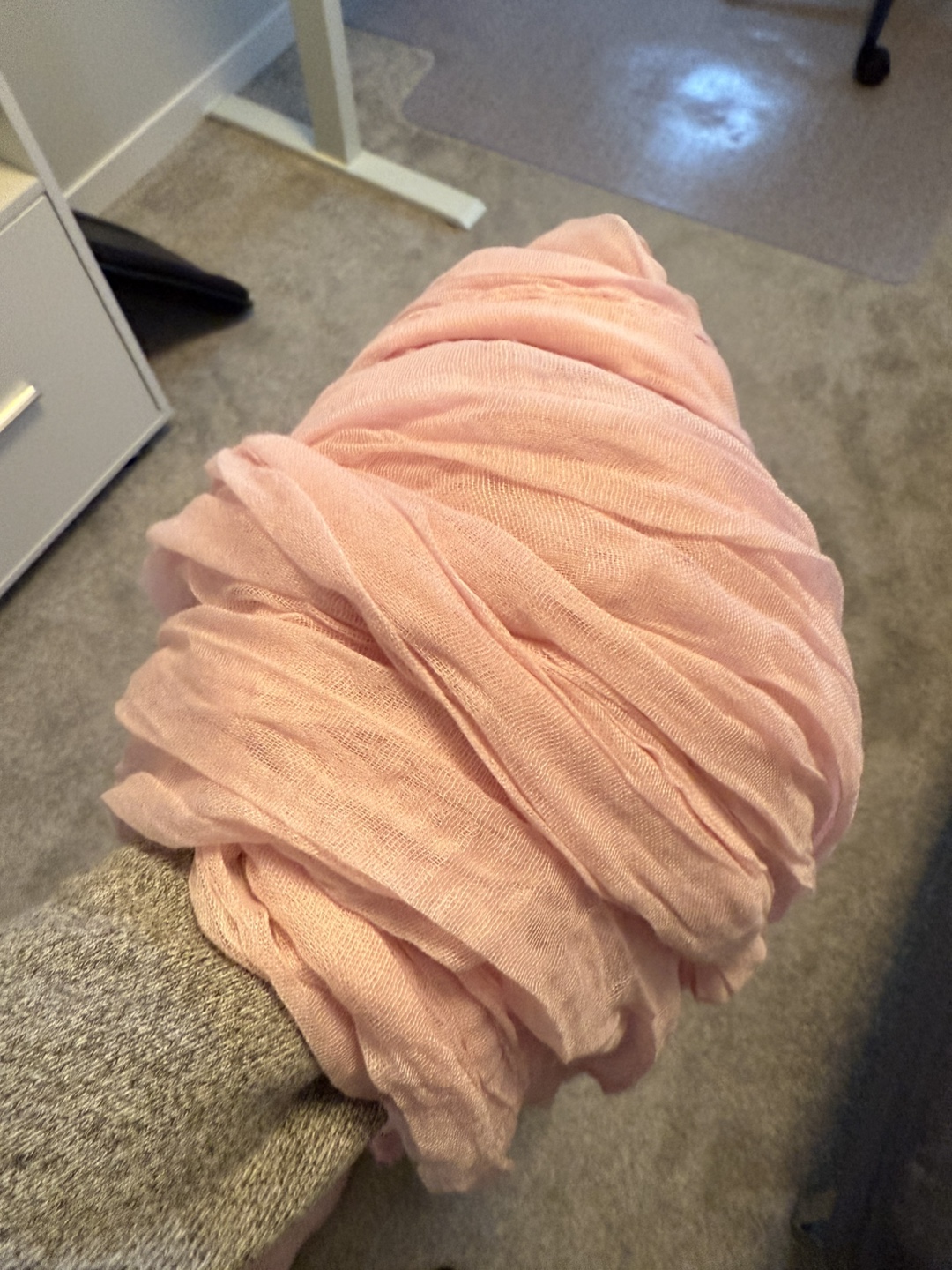 4 Dusty Pink Table Runner Cheesecloths 10ft each - photo 4