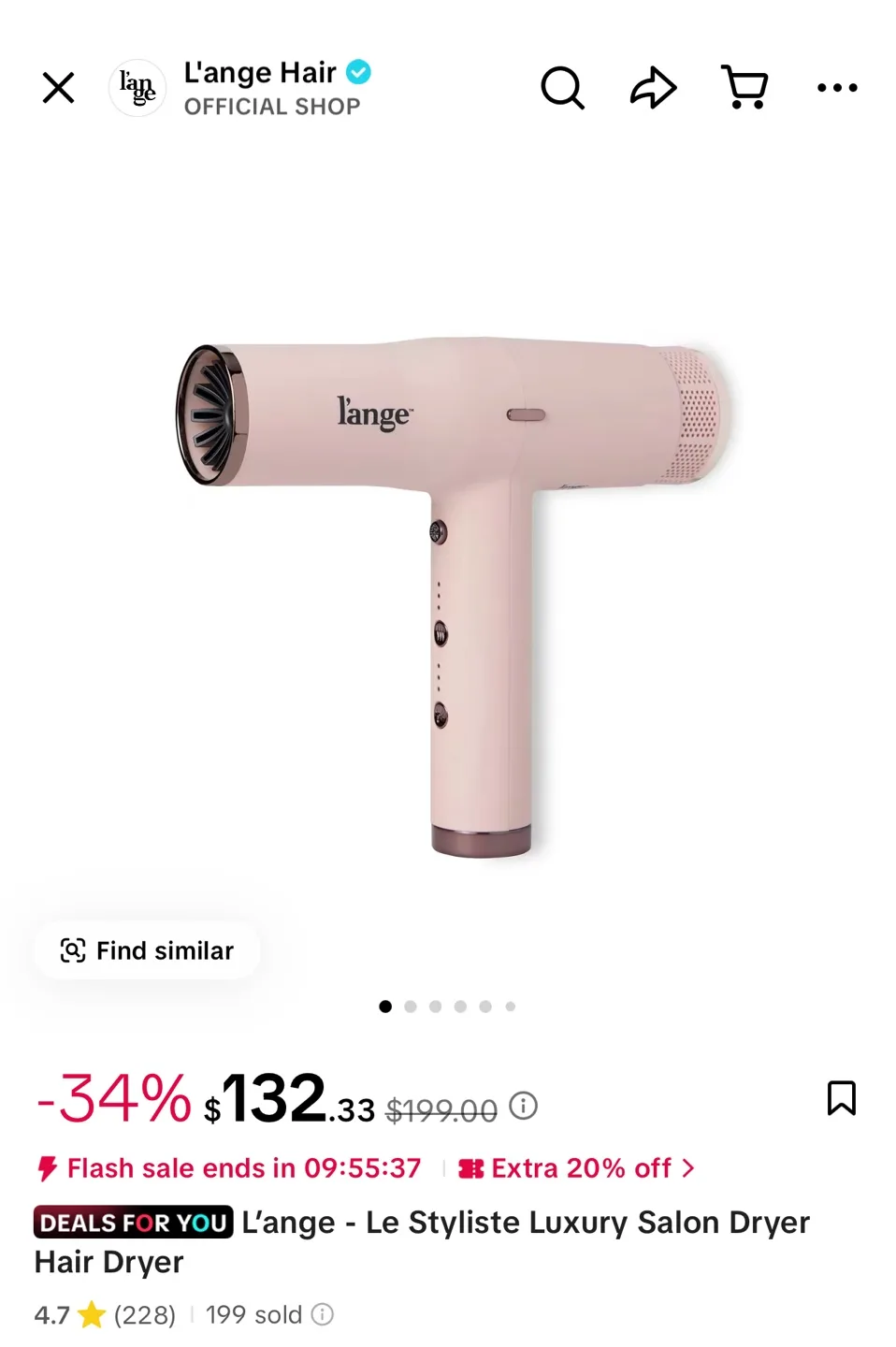 L'ange Le Styliste Luxury Salon Hair Dryer thumbnail