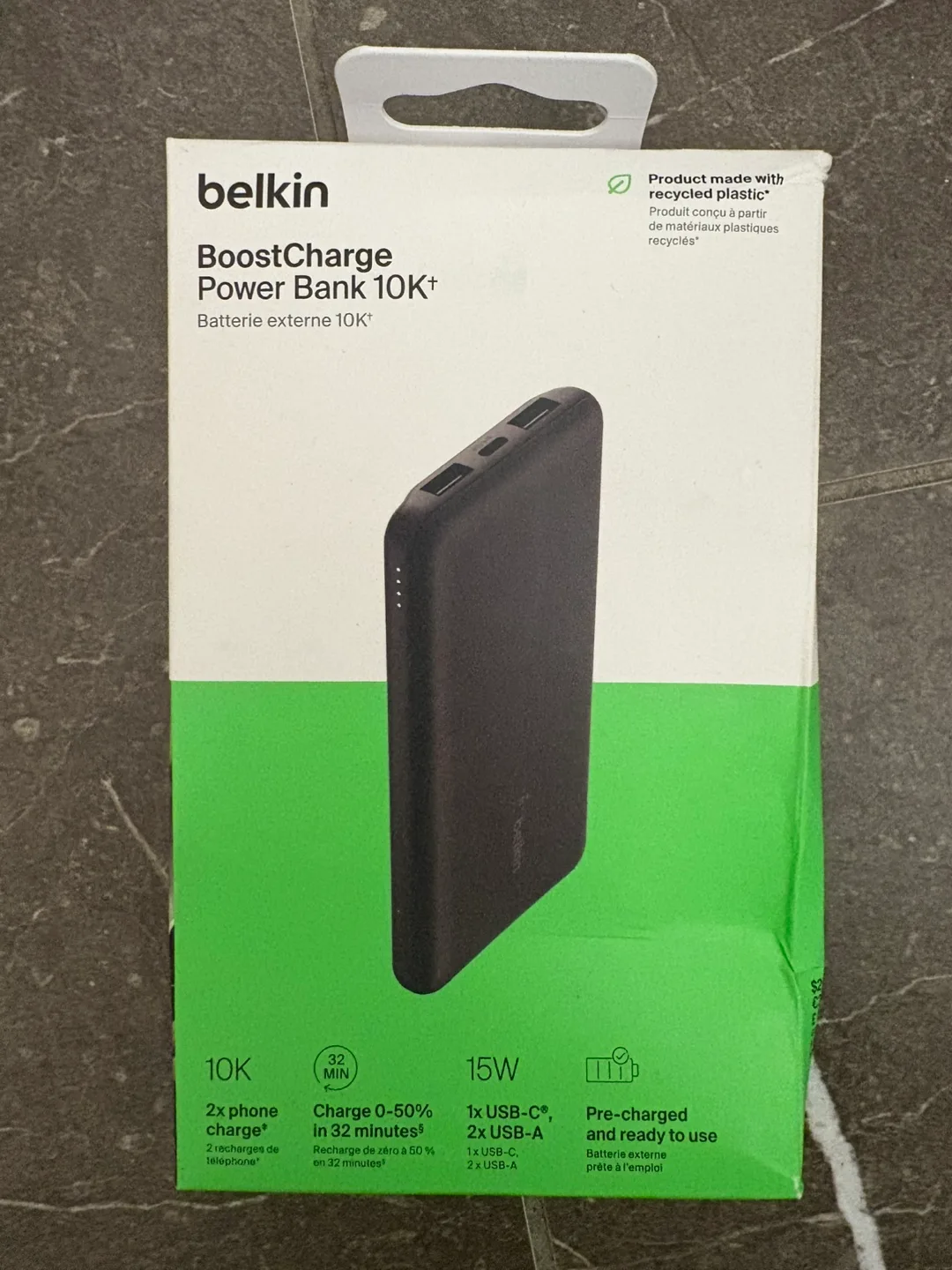 Belkin BoostCharge Power Bank 10K+ thumbnail