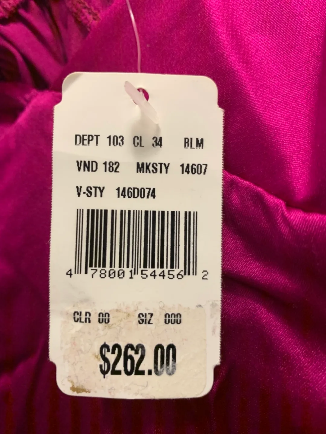 New with Tags size 10 Rebecca Taylor fuschia satin tunic image indicator(4)