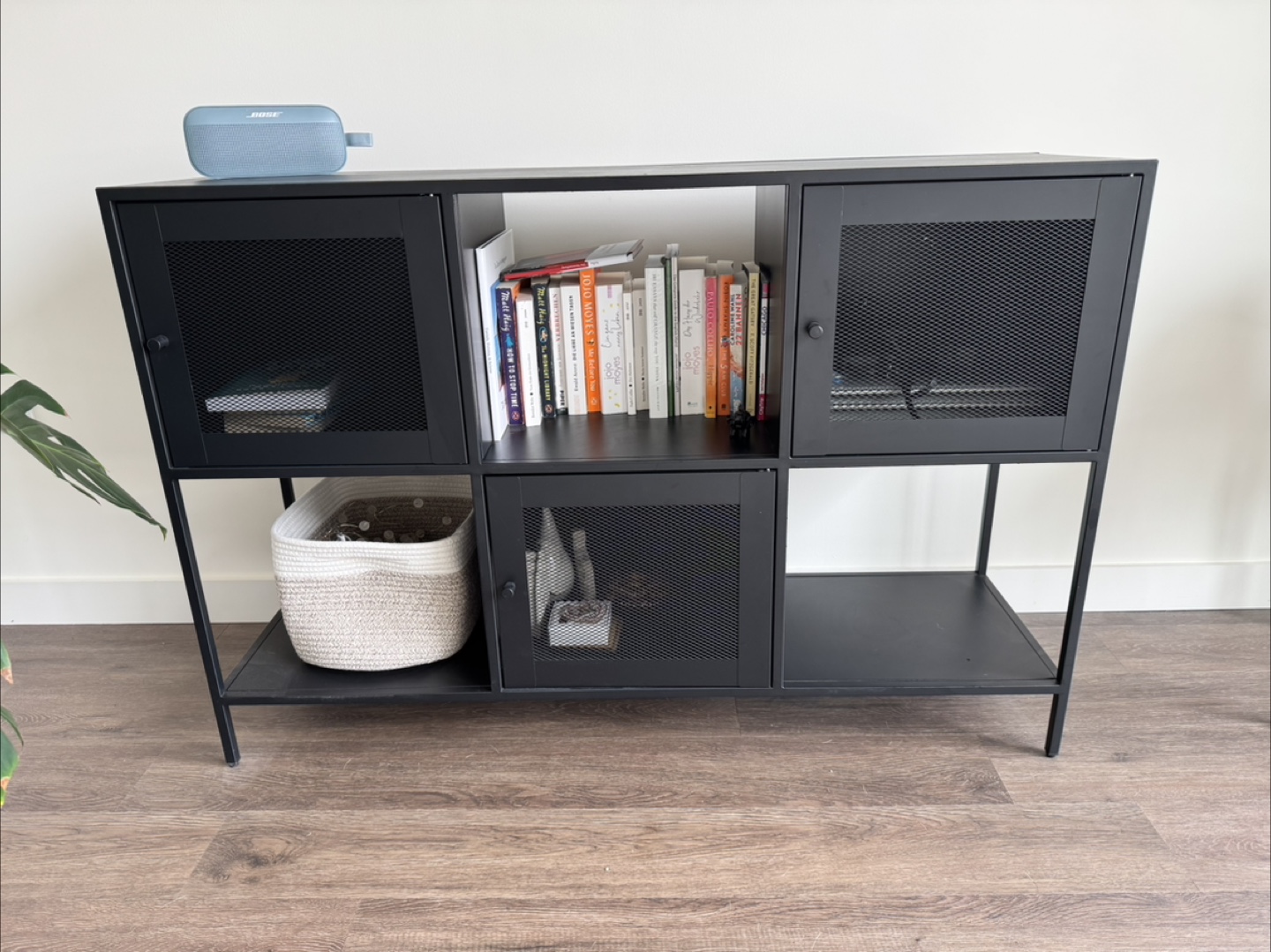 Black Metal Media Console/ TV Stand - photo 2