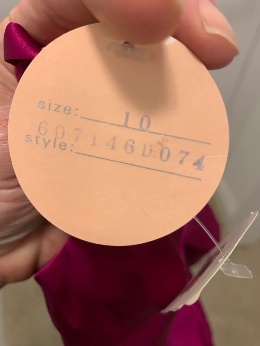 New with Tags size 10 Rebecca Taylor fuschia satin tunic image indicator(9)