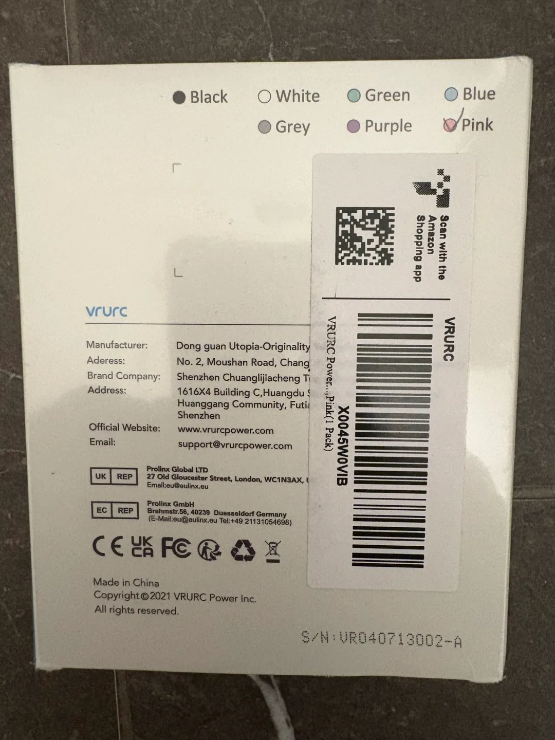 VRURC 20000mAh Power Bank - New in Box image indicator(3)