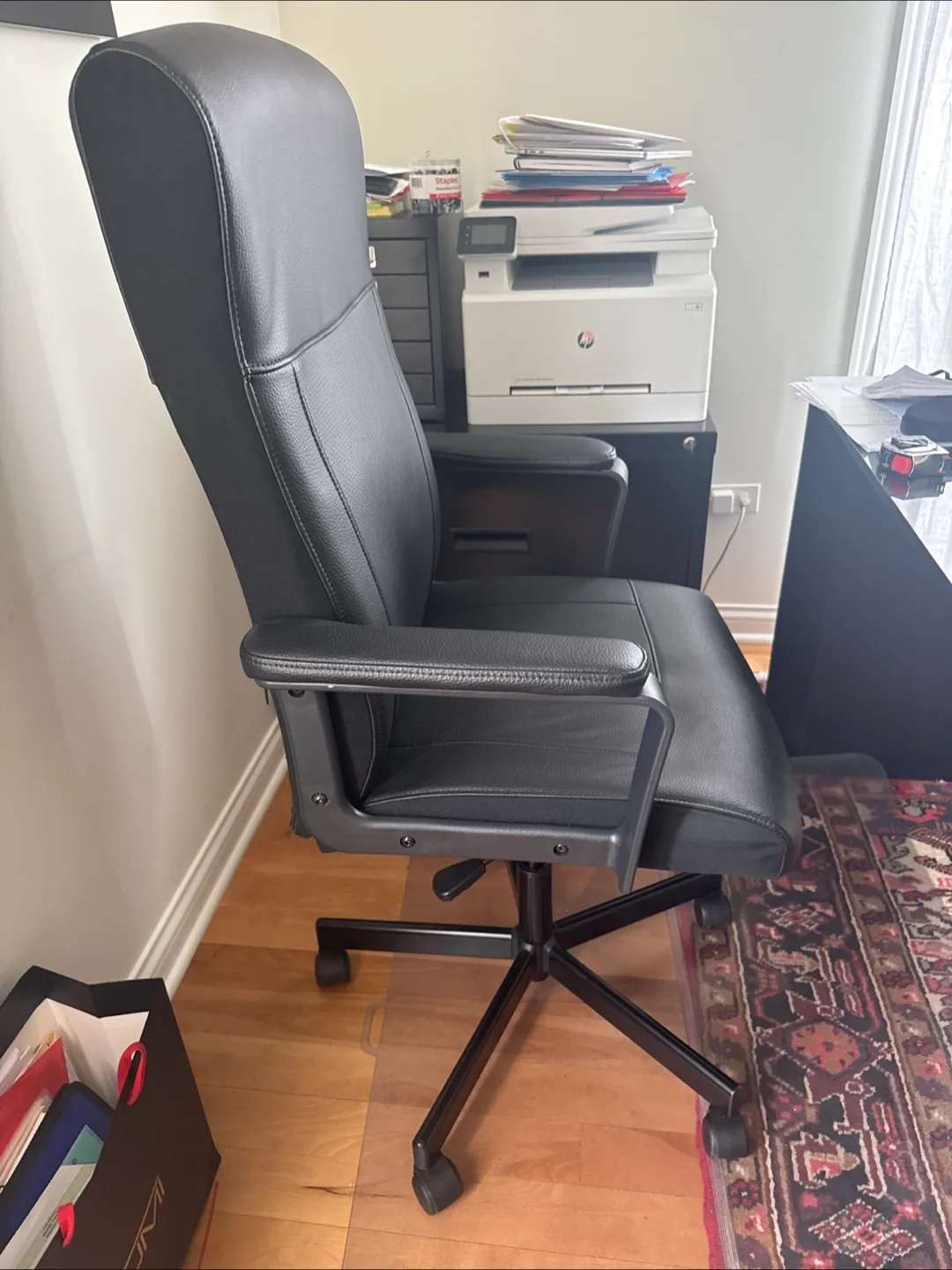 IKEA MILLBERGET Swivel Chair - Murum Black image indicator(2)