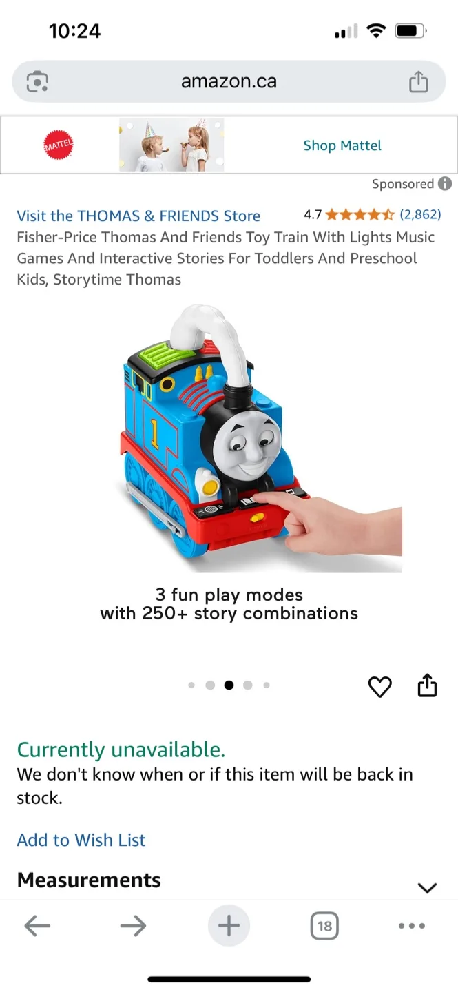 Fisher-Price Thomas & Friends Storytime Thomas image indicator(5)