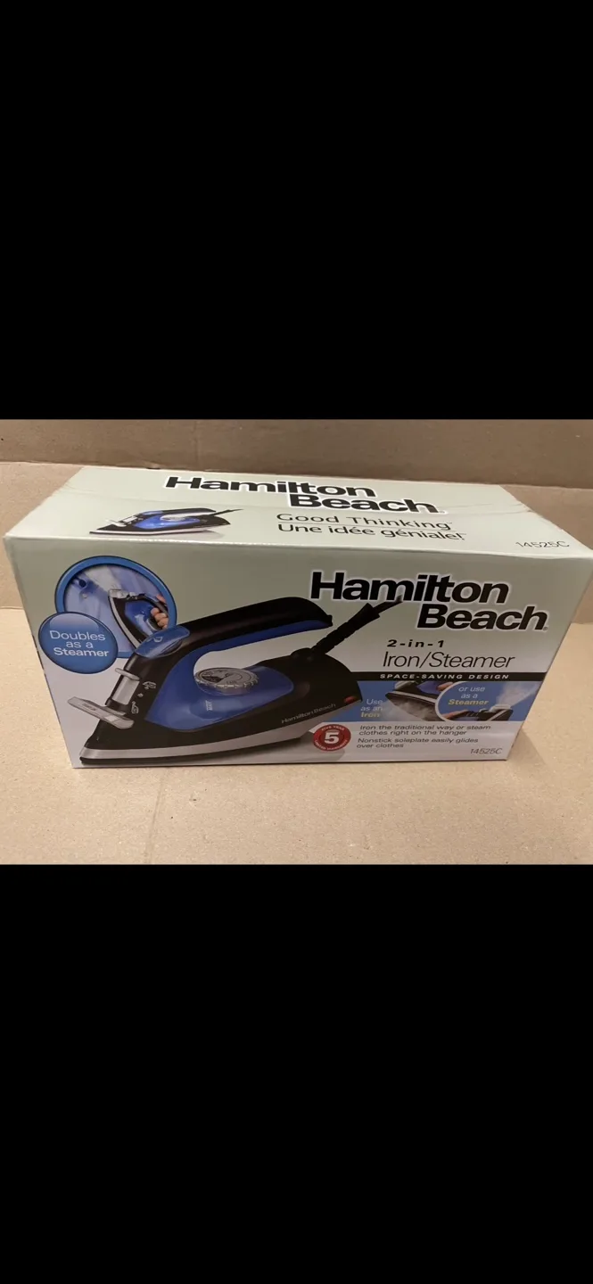 Hamilton Beach 2-in-1 Iron/Steamer thumbnail