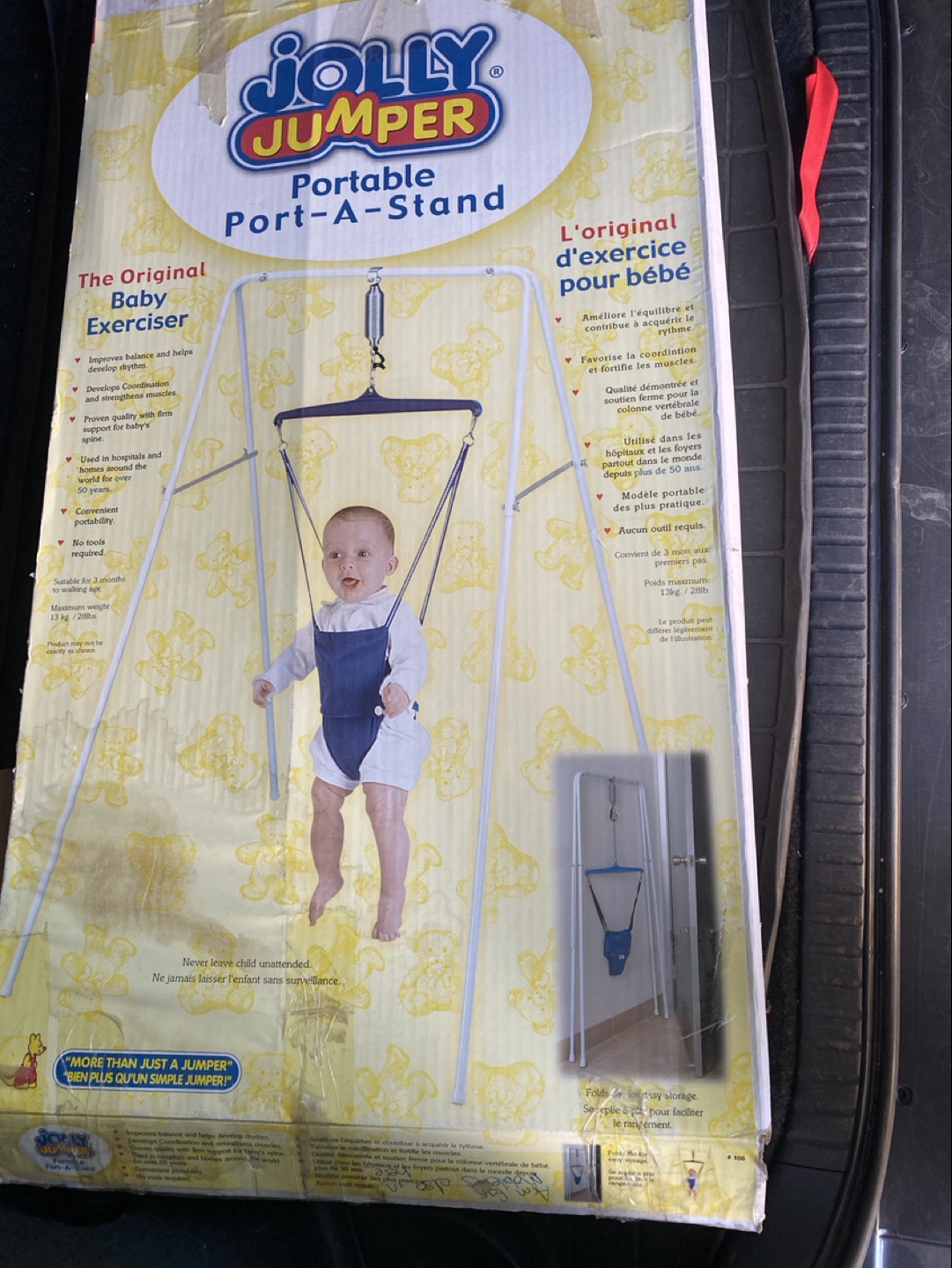 Jolly Jumper Portable Port-A-Stand Baby Exerciser