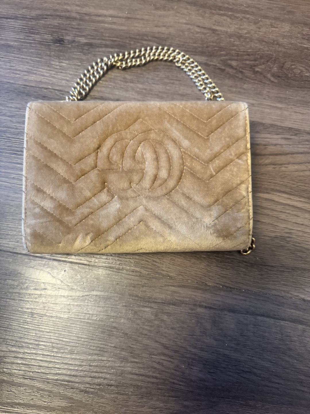 Authentic Gucci Marmont Velvet Shoulder Bag - photo 4