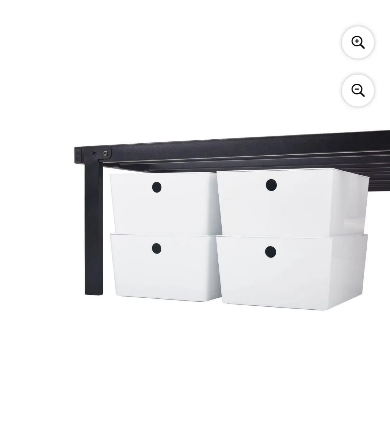 Moving Out Sale: Black Metal Bed Frame & Mattress image indicator(10)