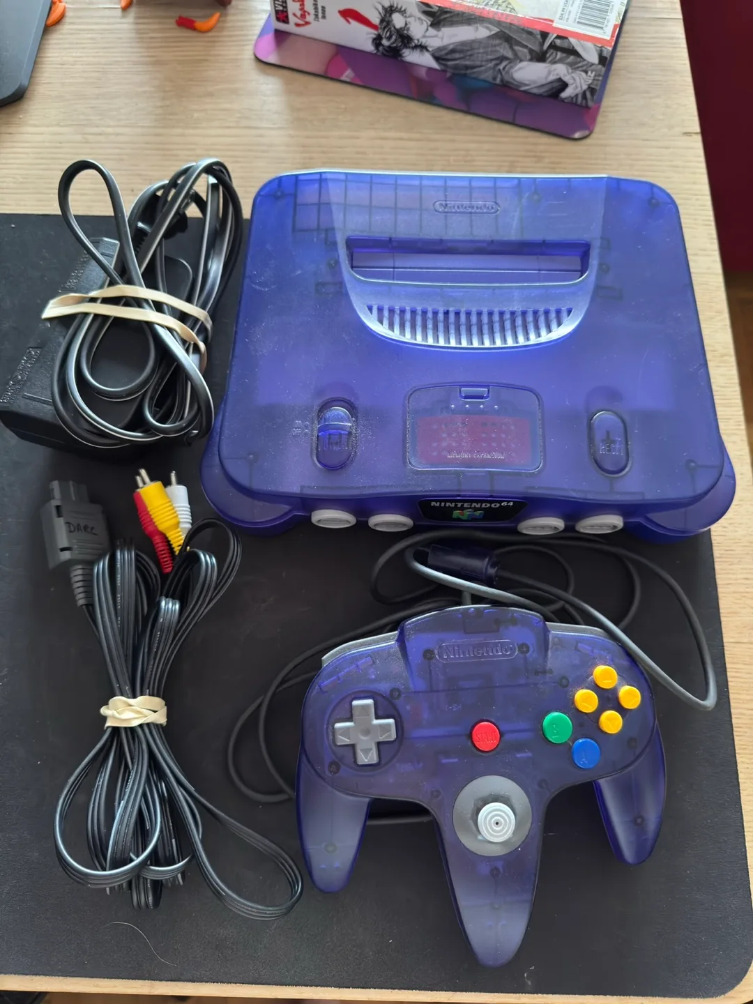Nintendo 64 Atomic Purple - Complete w/ Expansion Pak thumbnail