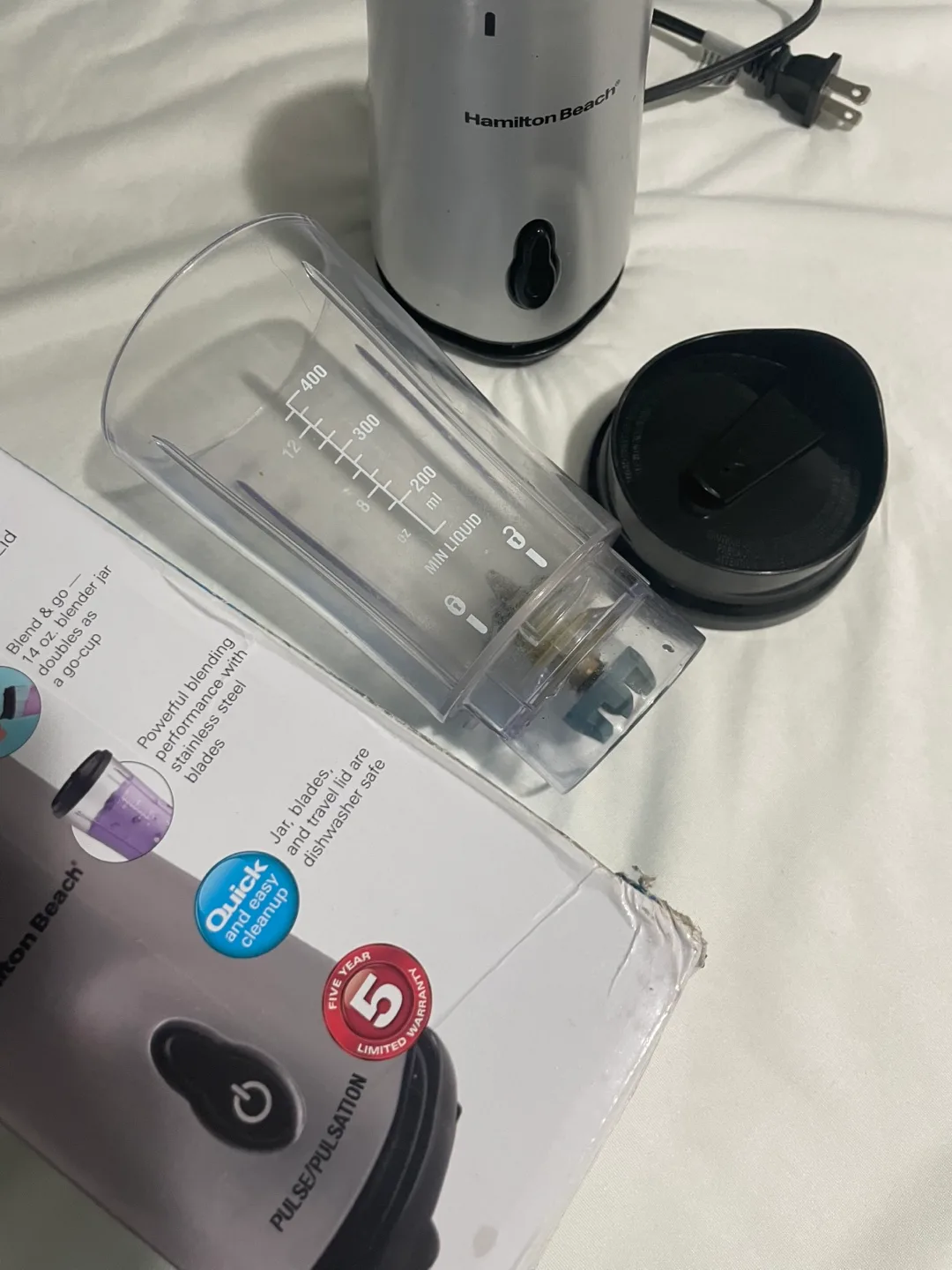 Hamilton Beach Personal Blender with Lid thumbnail