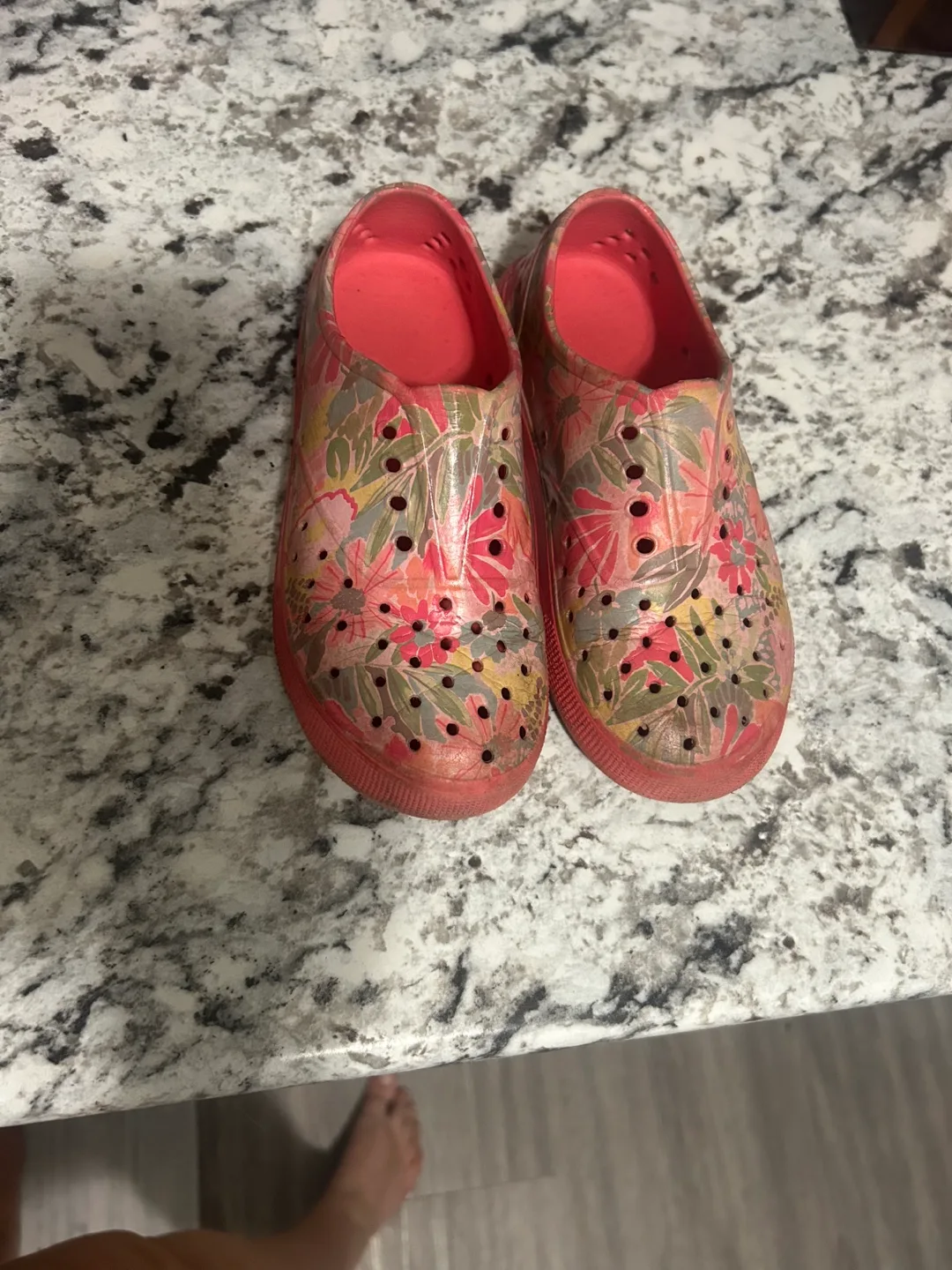 Girls Floral Native Shoes thumbnail