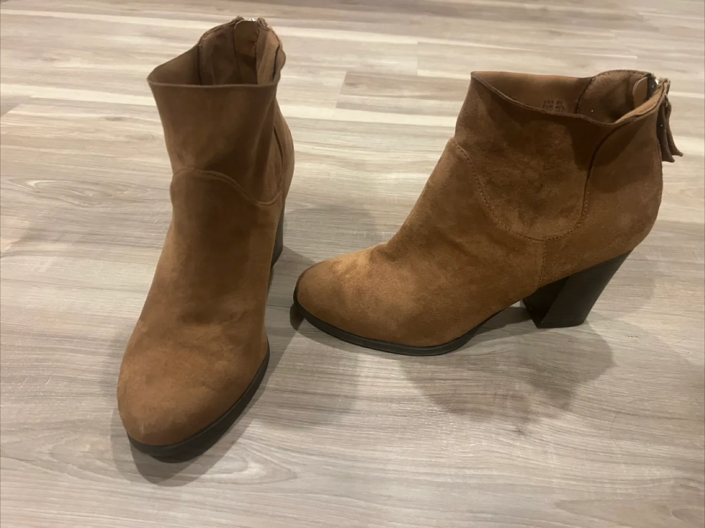 Brown Ankle Boots - Size 8.5 thumbnail