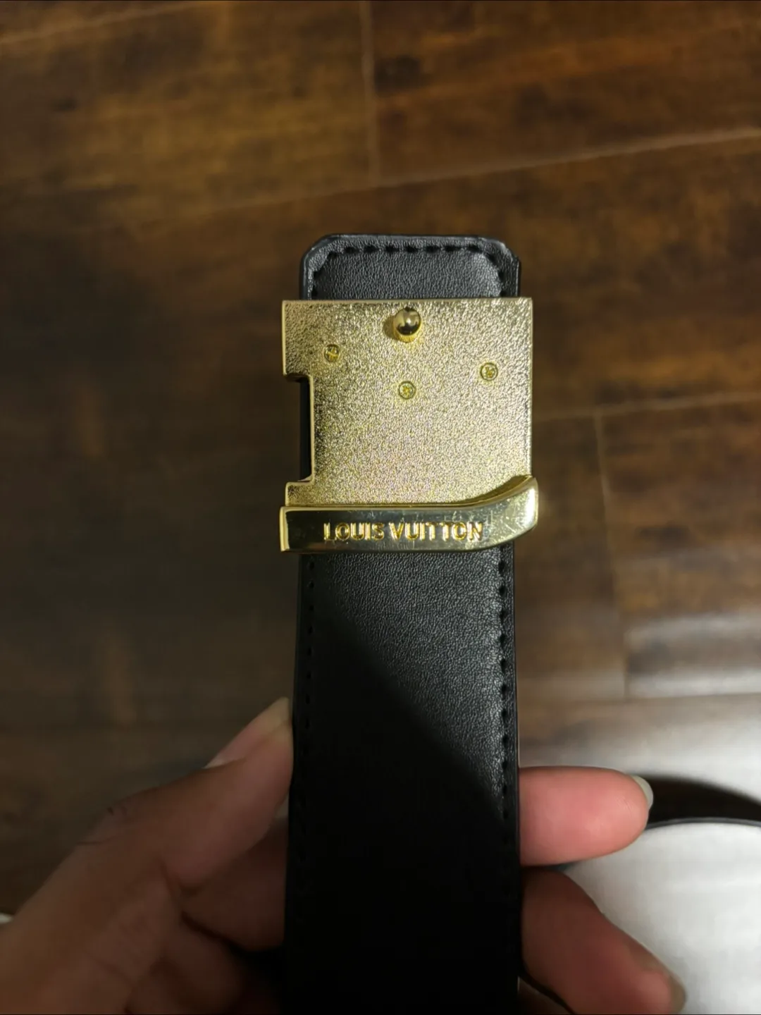 Louis Vuitton Damier Graphite Belt - Size 105/42 image indicator(5)