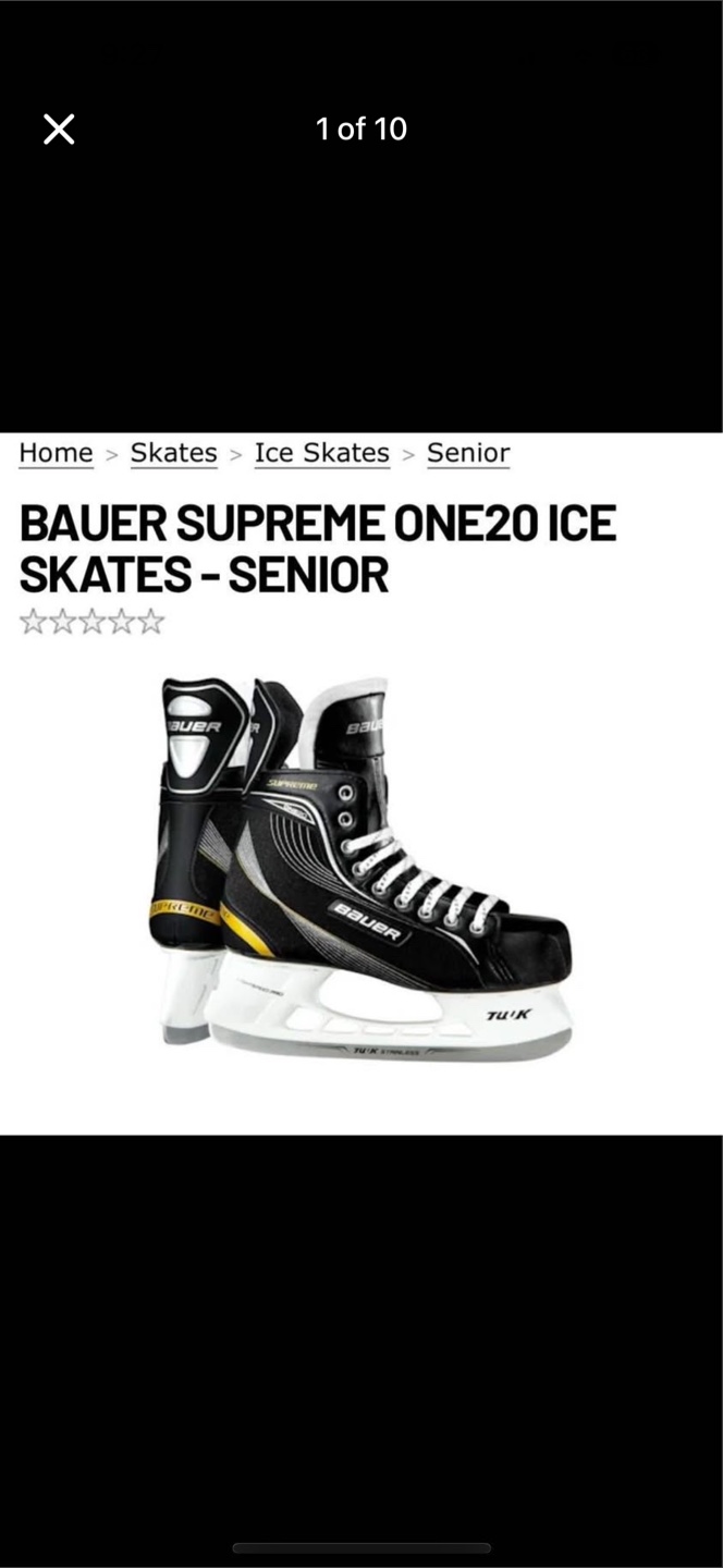 Bauer Supreme ONE20 Ice Skates - Size 4 US