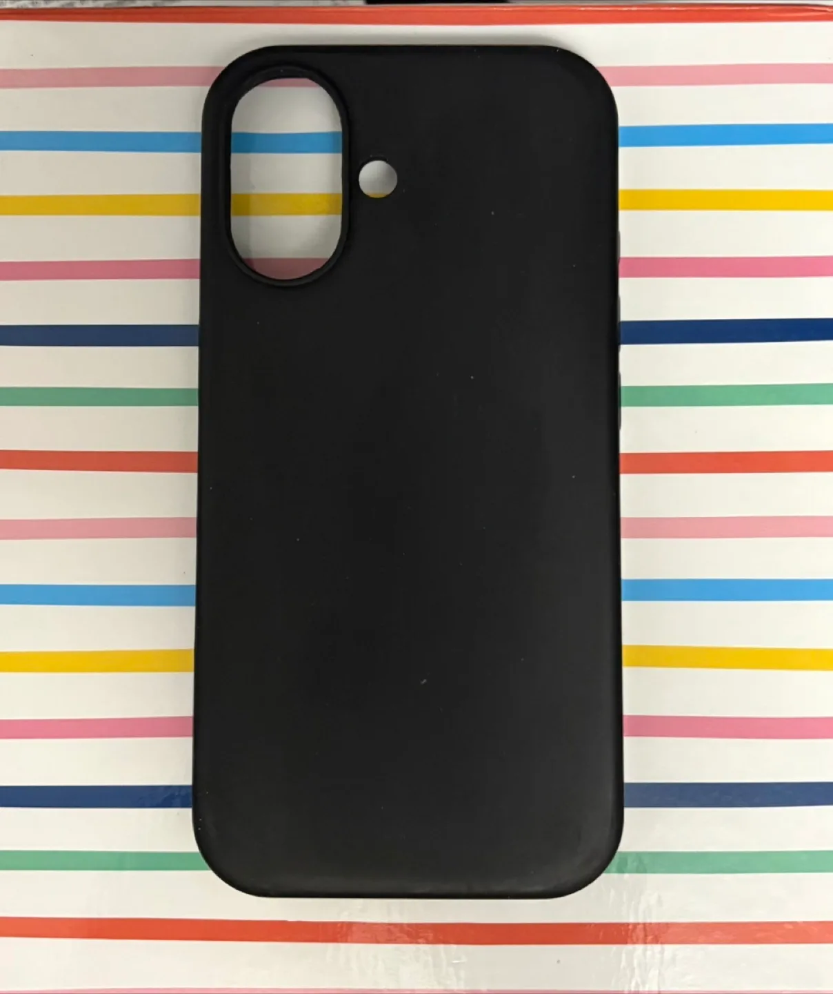 Black Phone Case for Apple iPhone 16 thumbnail