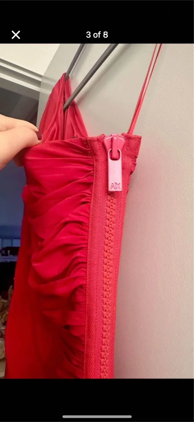Armani Exchange Red Dress - Size 4 image indicator(3)