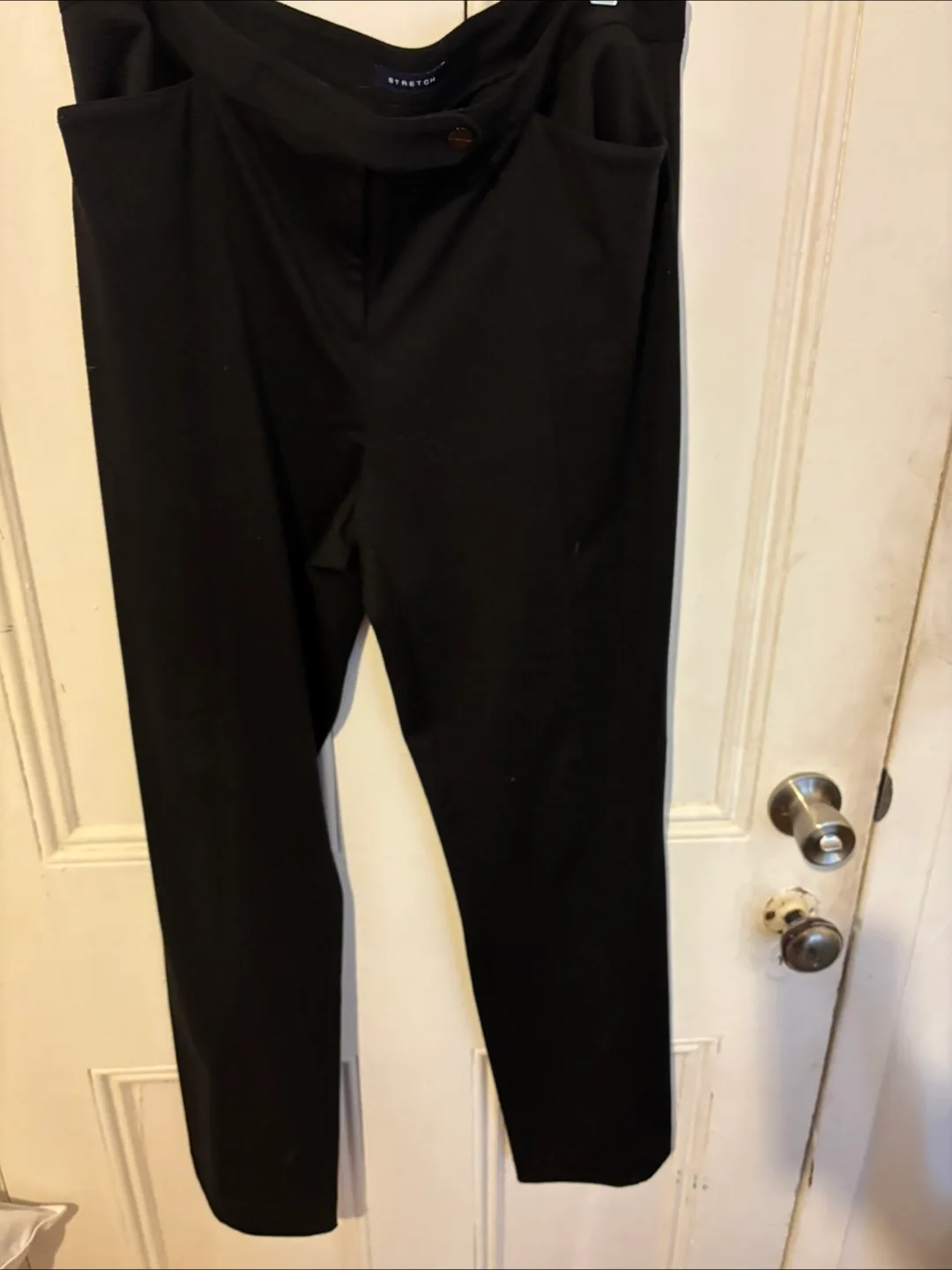 Jones New York Signature Black Stretch Pants - Size 14 thumbnail