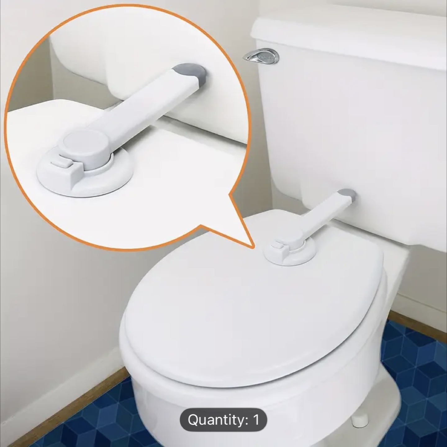 4 sets of Baby Safety Locks for drawer, cabinet, toilet and door - photo 3