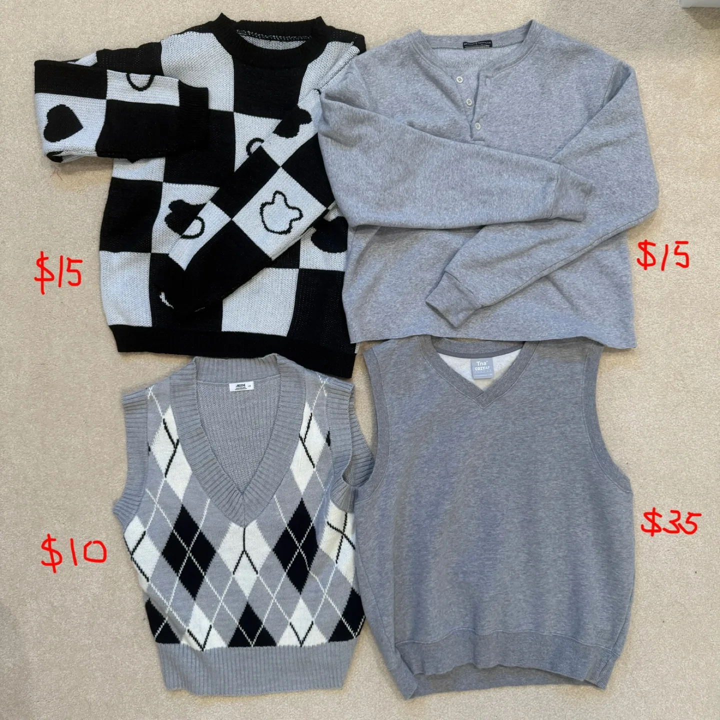 Assorted Sweaters & Vests thumbnail