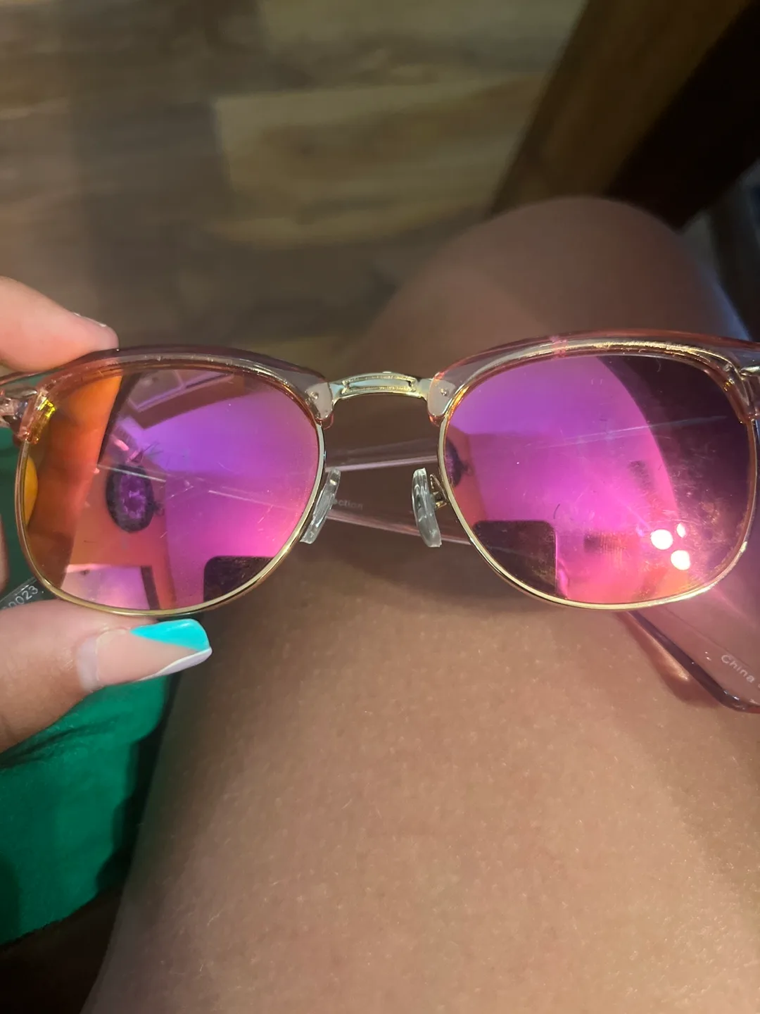 Pink Mirrored Sunglasses thumbnail