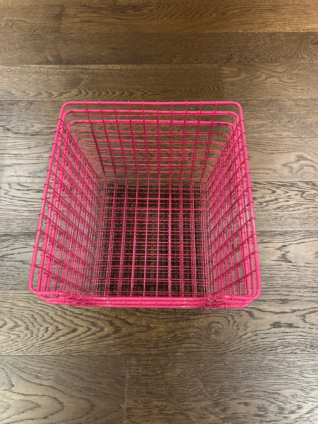 Pink Wire Storage Baskets - Set of 3 image indicator(3)