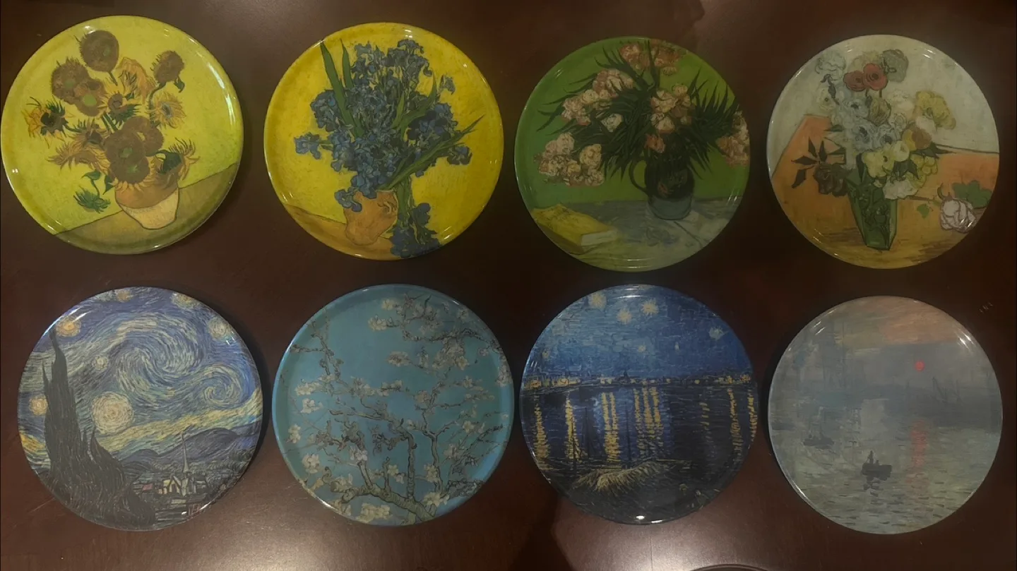 Van Gogh Inspired Decorative Plates thumbnail
