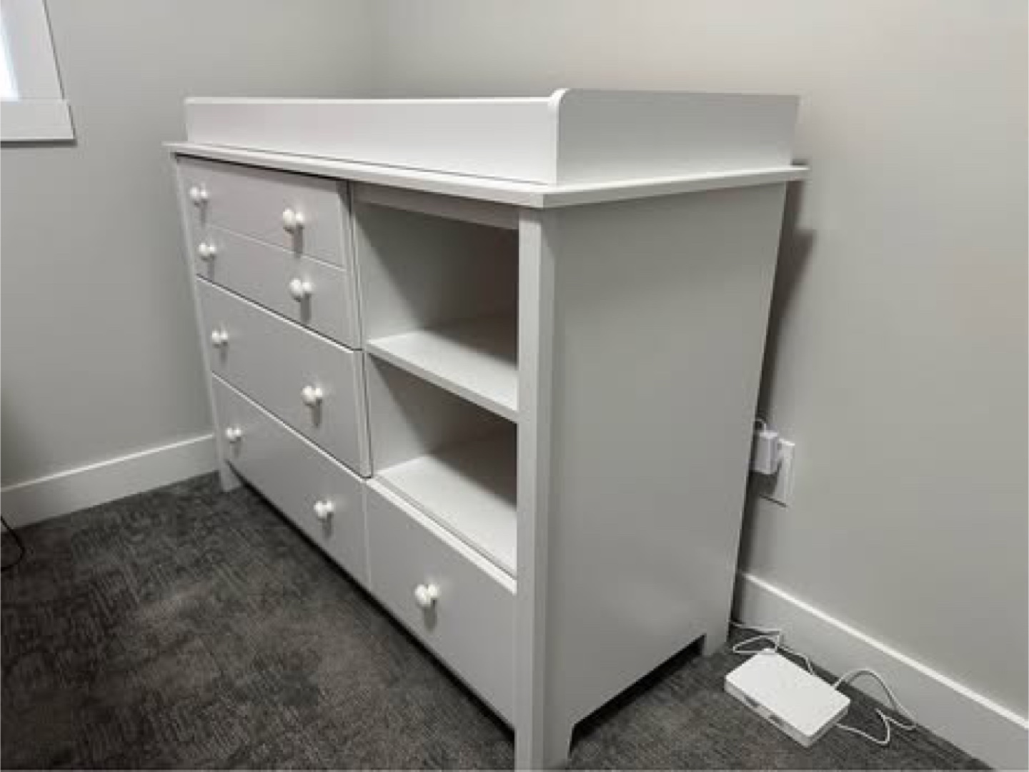 South Shore Changing Table with Station, White - photo 2