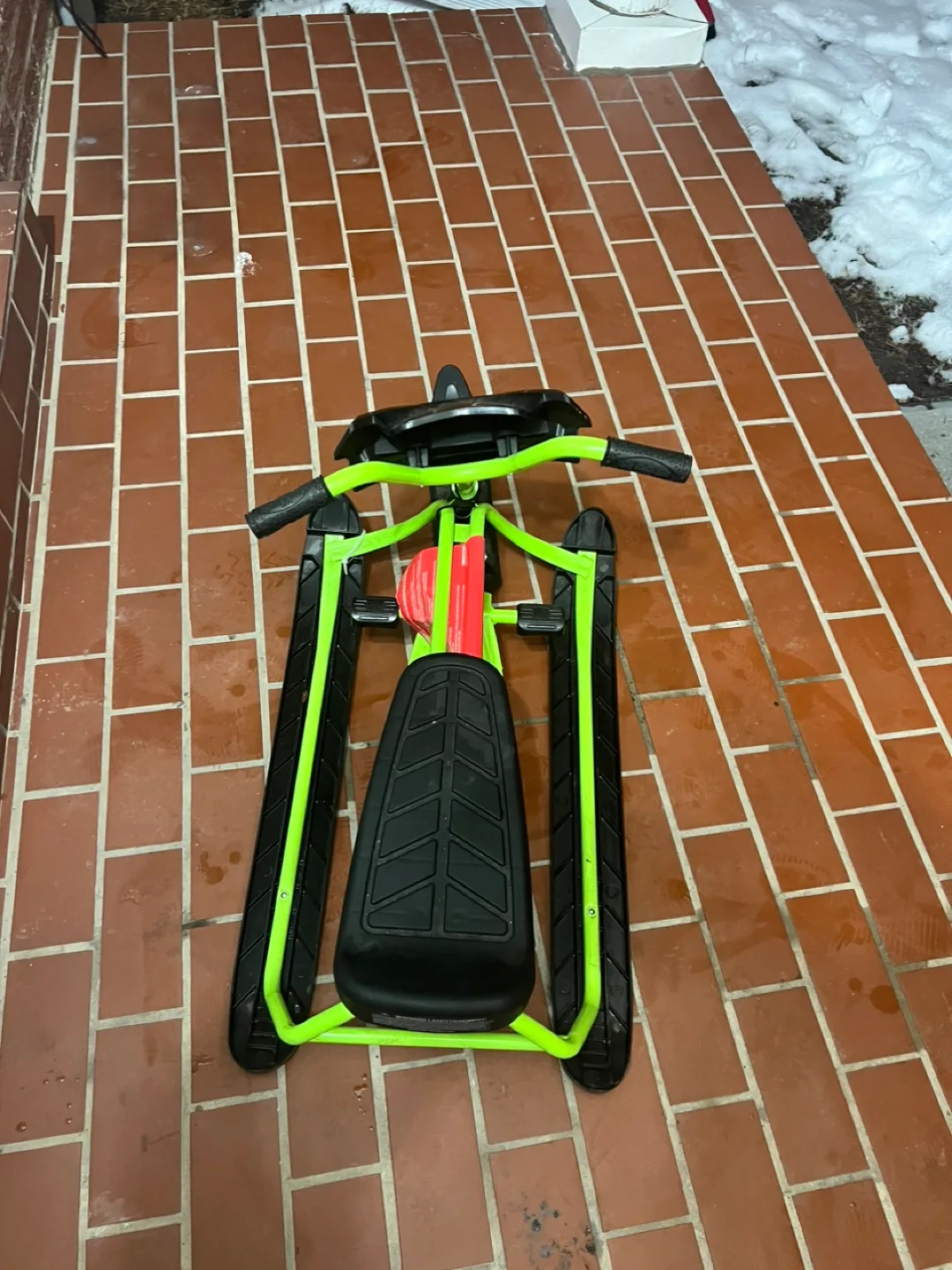 Kids winter snow racer ski sled thumbnail