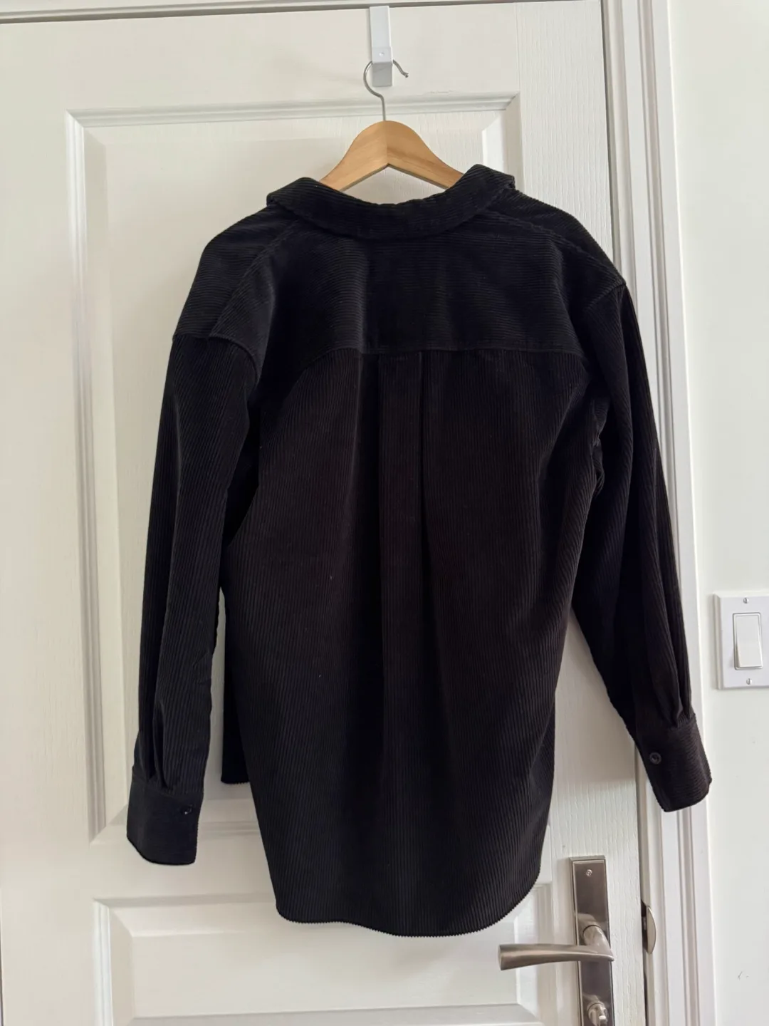 COS Black Corduroy Shirt - Size US 4 image indicator(2)