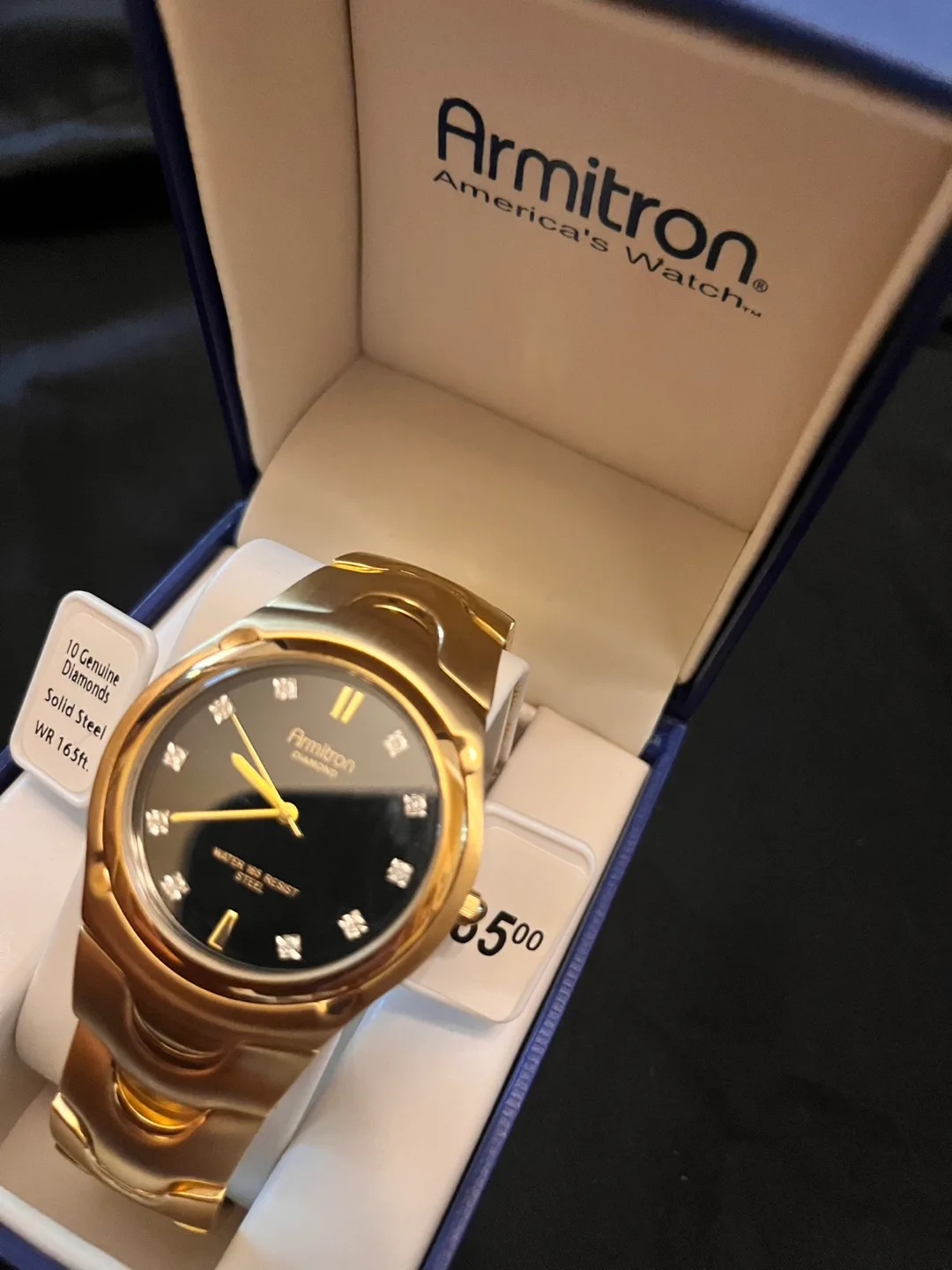 Armitron Diamond Accent Gold-Tone Watch image indicator(3)