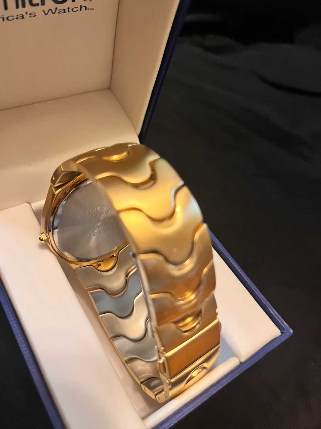 Armitron Diamond Accent Gold-Tone Watch image indicator(2)