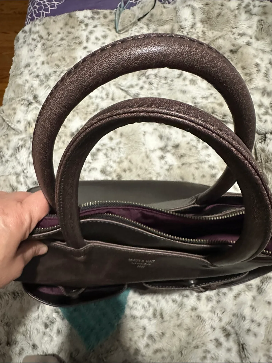 Matt & Nat NW Brown Tote Bag image indicator(5)