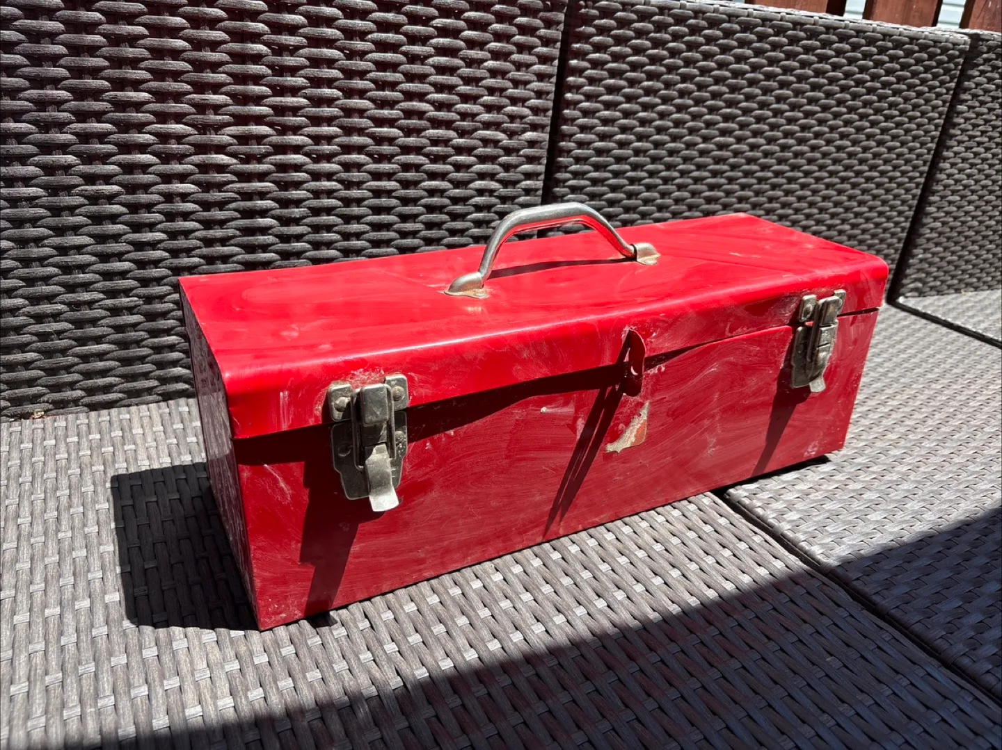 Red Metal Tool Box thumbnail