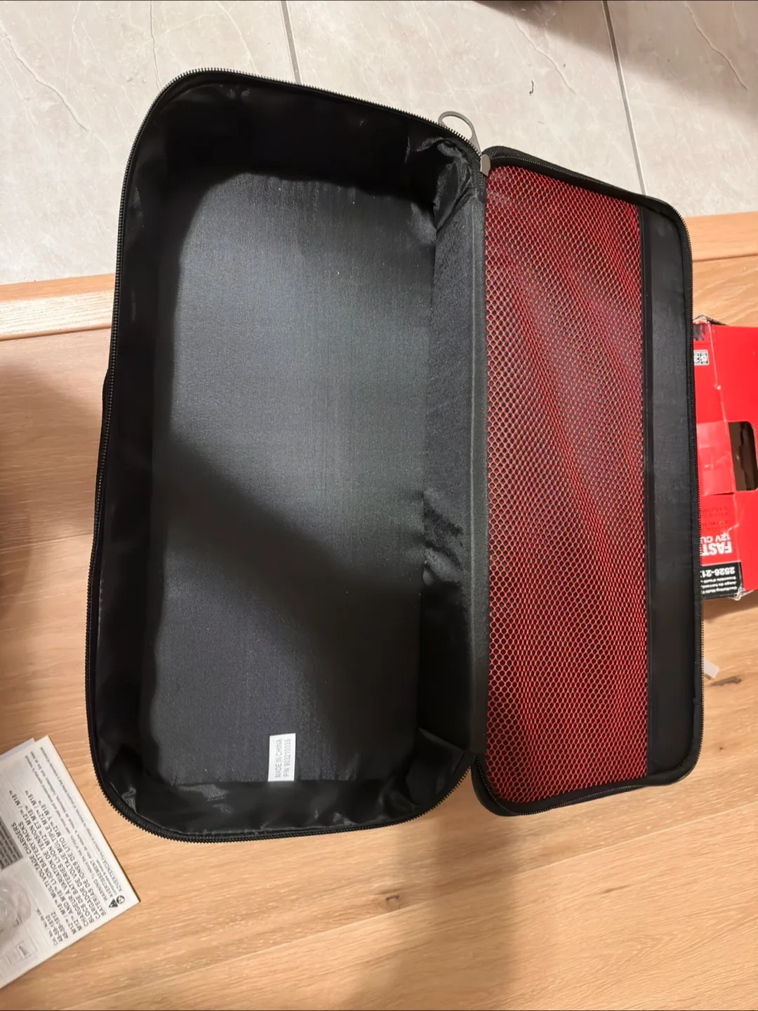 Milwaukee M12 FUEL Tool Bag - Red & Black image indicator(2)