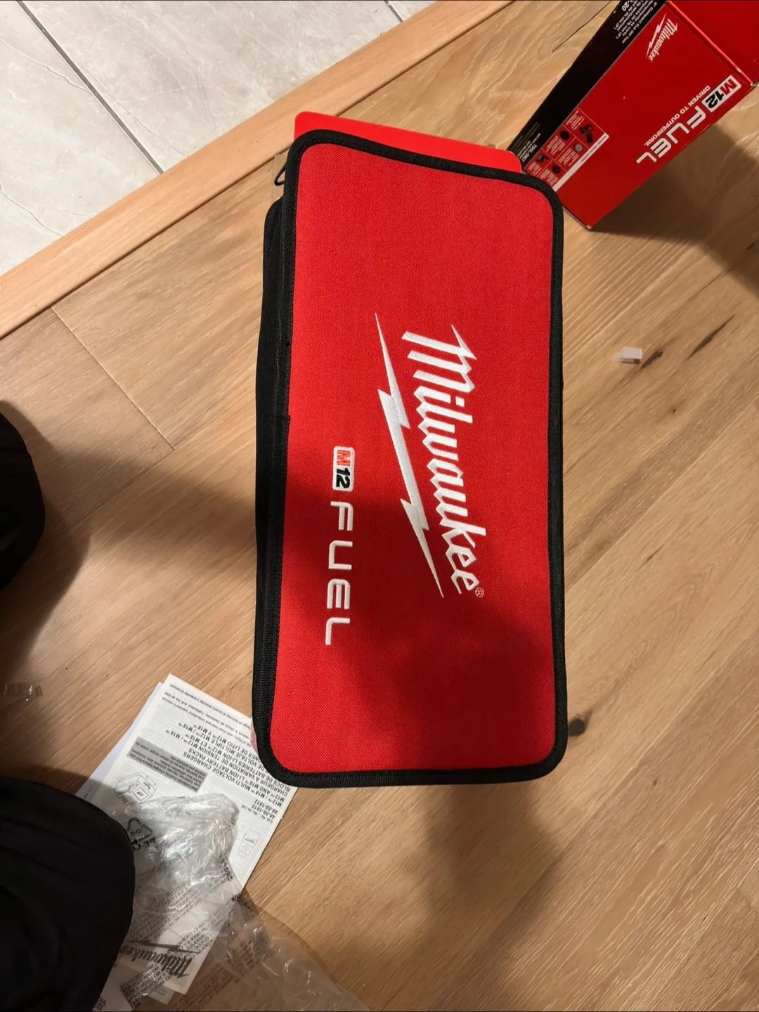 Milwaukee M12 FUEL Tool Bag - Red & Black thumbnail