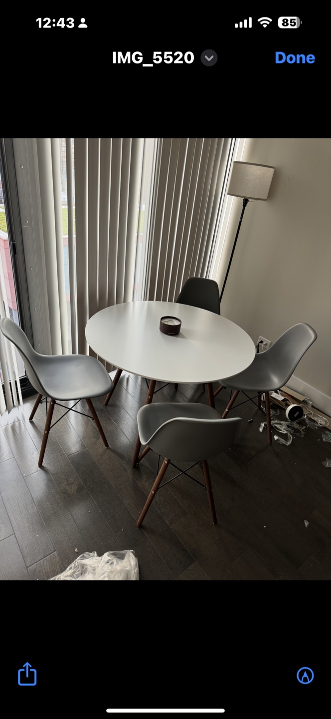 Dining Table and Chairs Set
