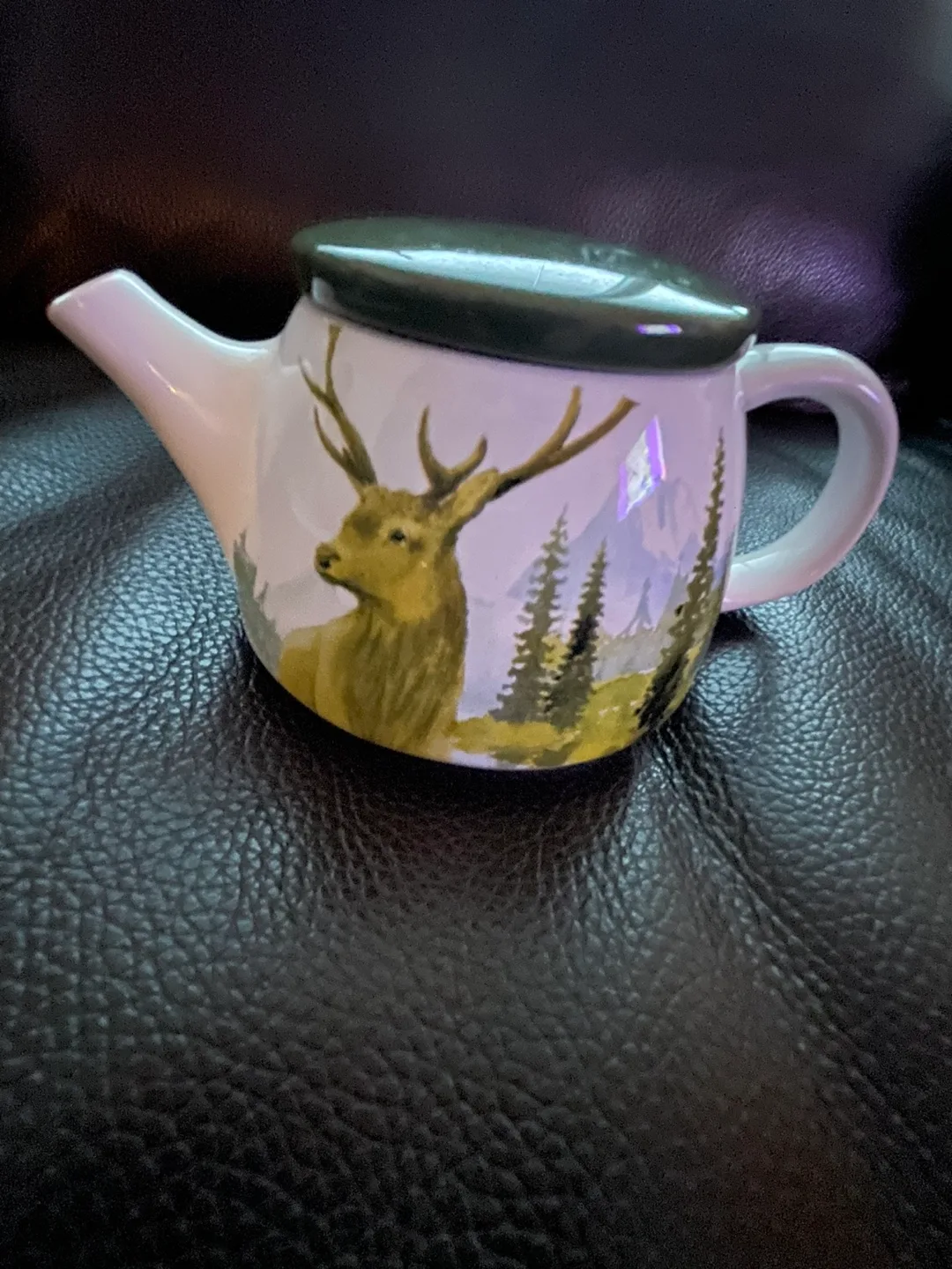 Teapot with Deer Design