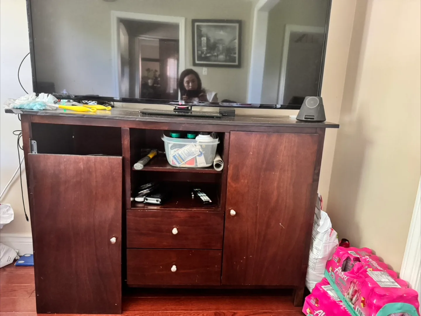 Wooden TV Stand thumbnail