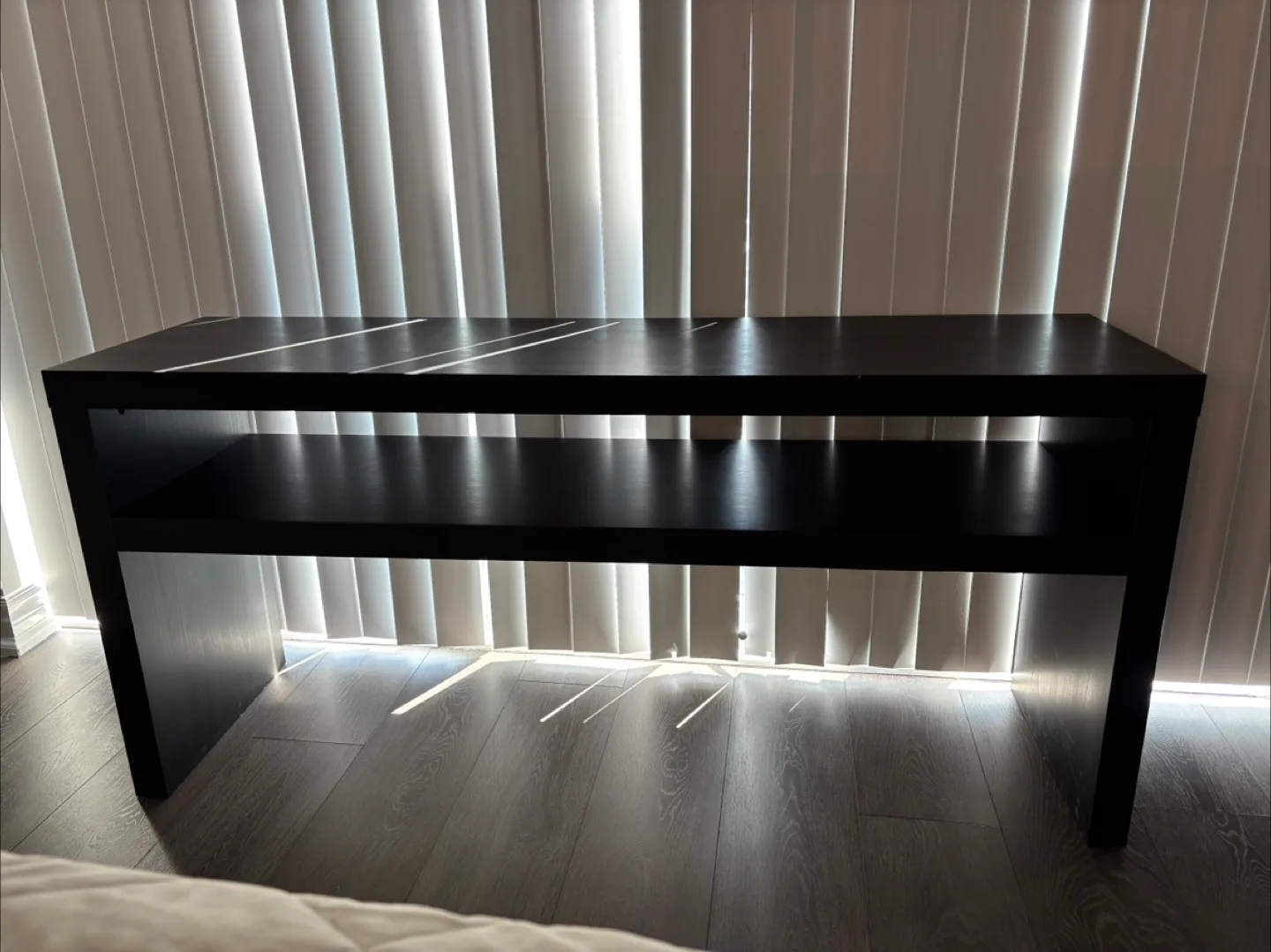 IKEA LACK Console Table - Black-Brown thumbnail