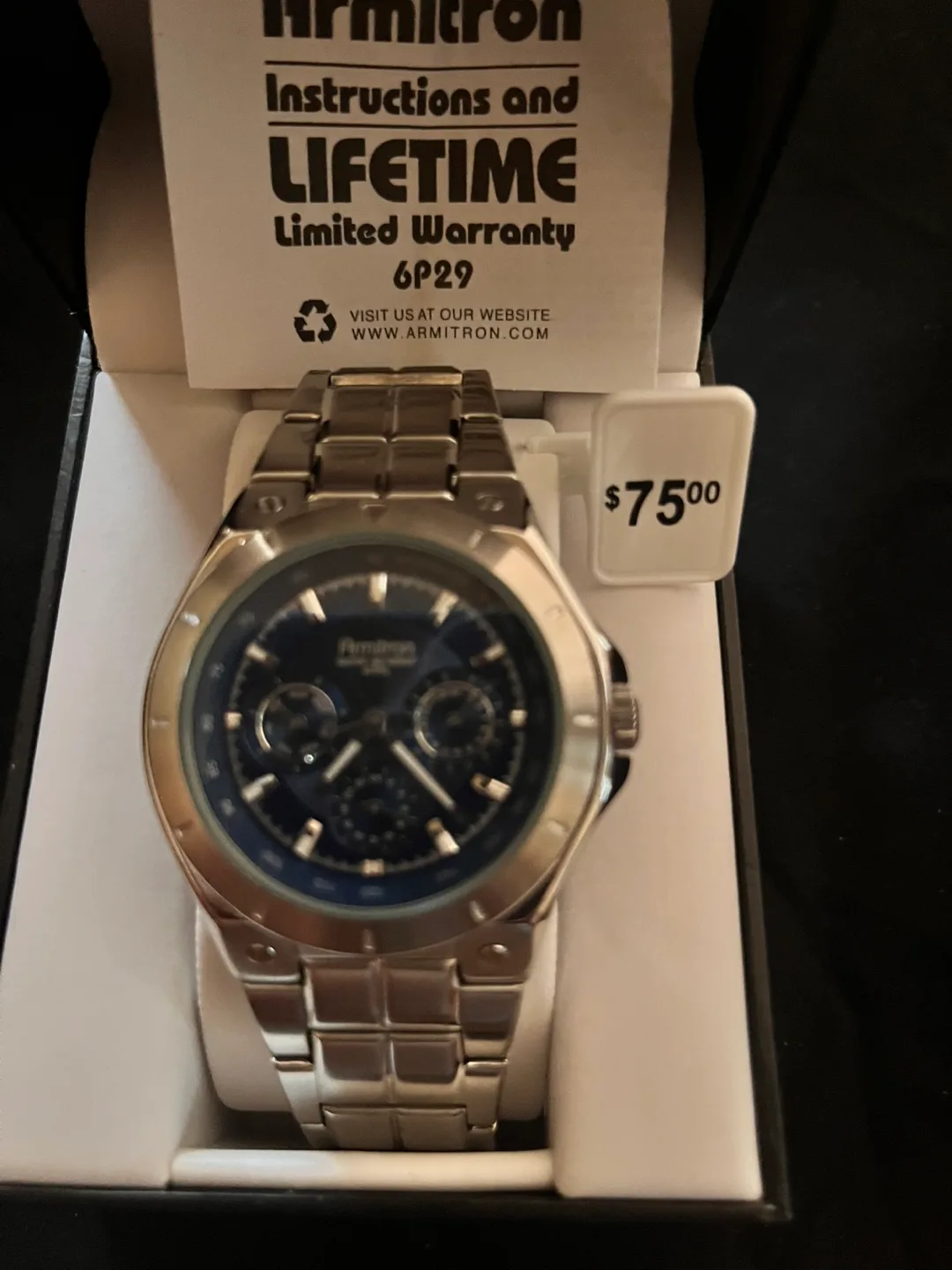 Armitron Men's Watch with Box image indicator(2)