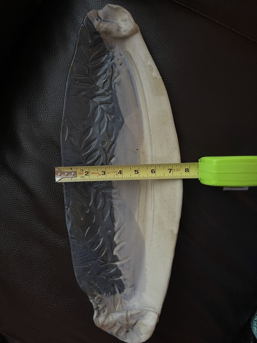Decorative Leaf Pattern Serving Platter - photo 3