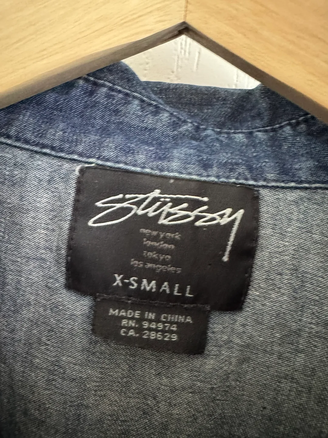 Stussy Denim Shirt XS image indicator(3)