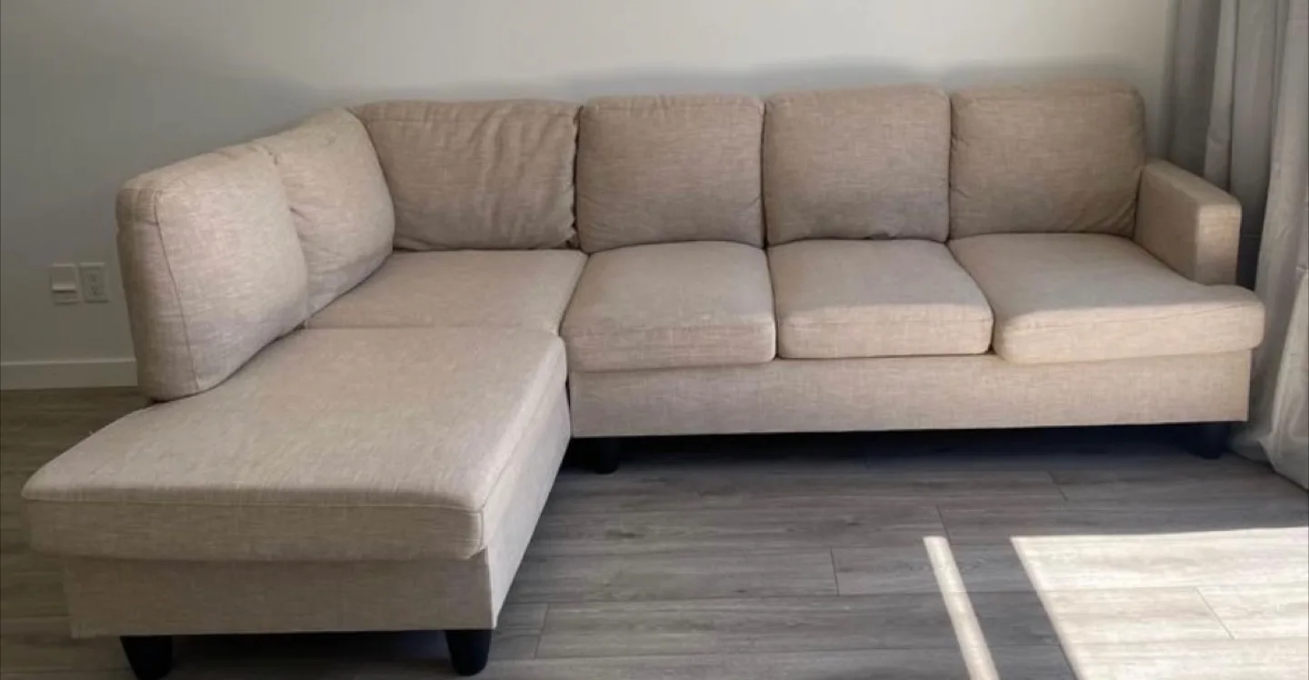 Beige Sectional Sofa thumbnail