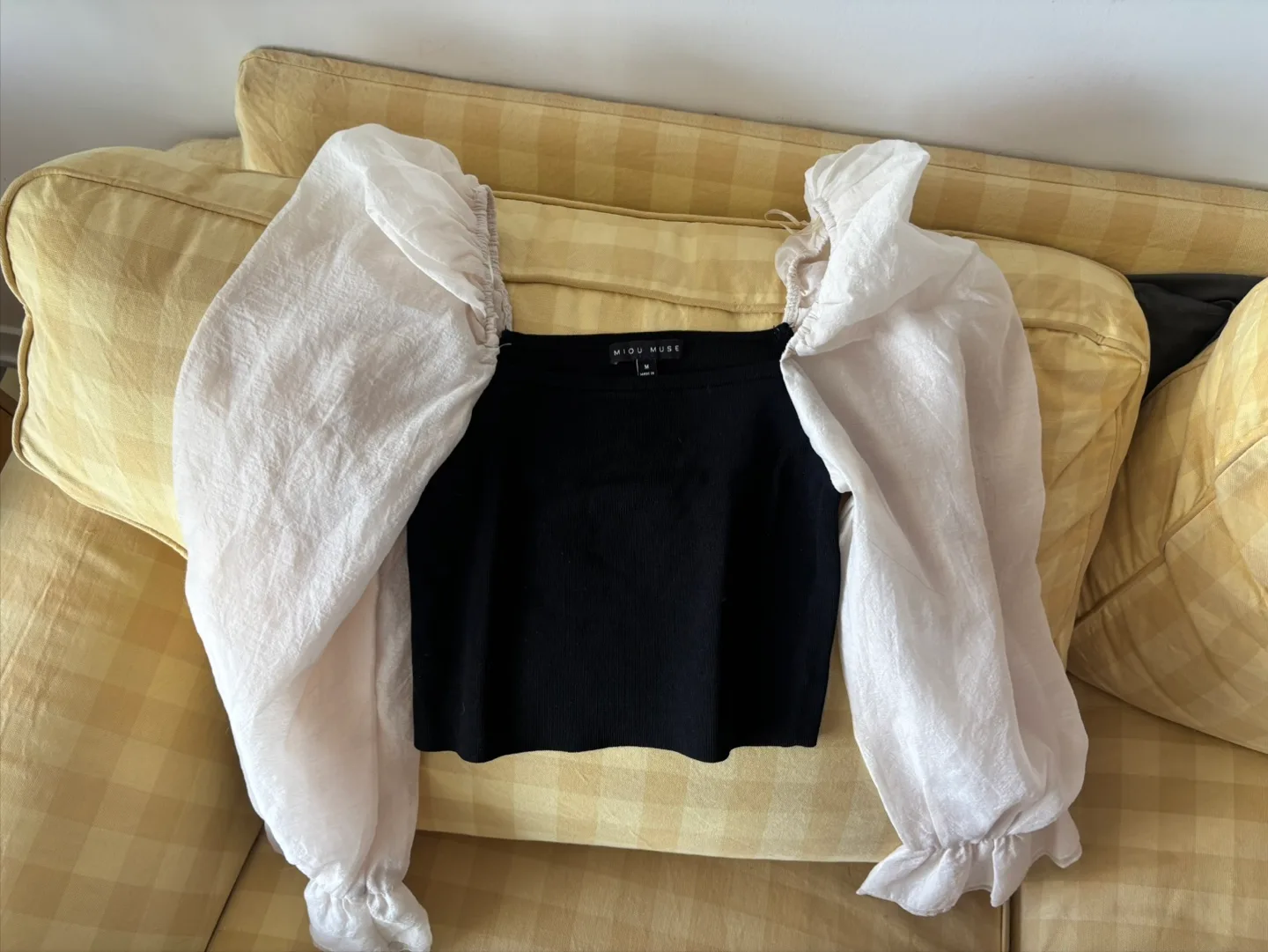 Miou Muse Black Top - Size M thumbnail