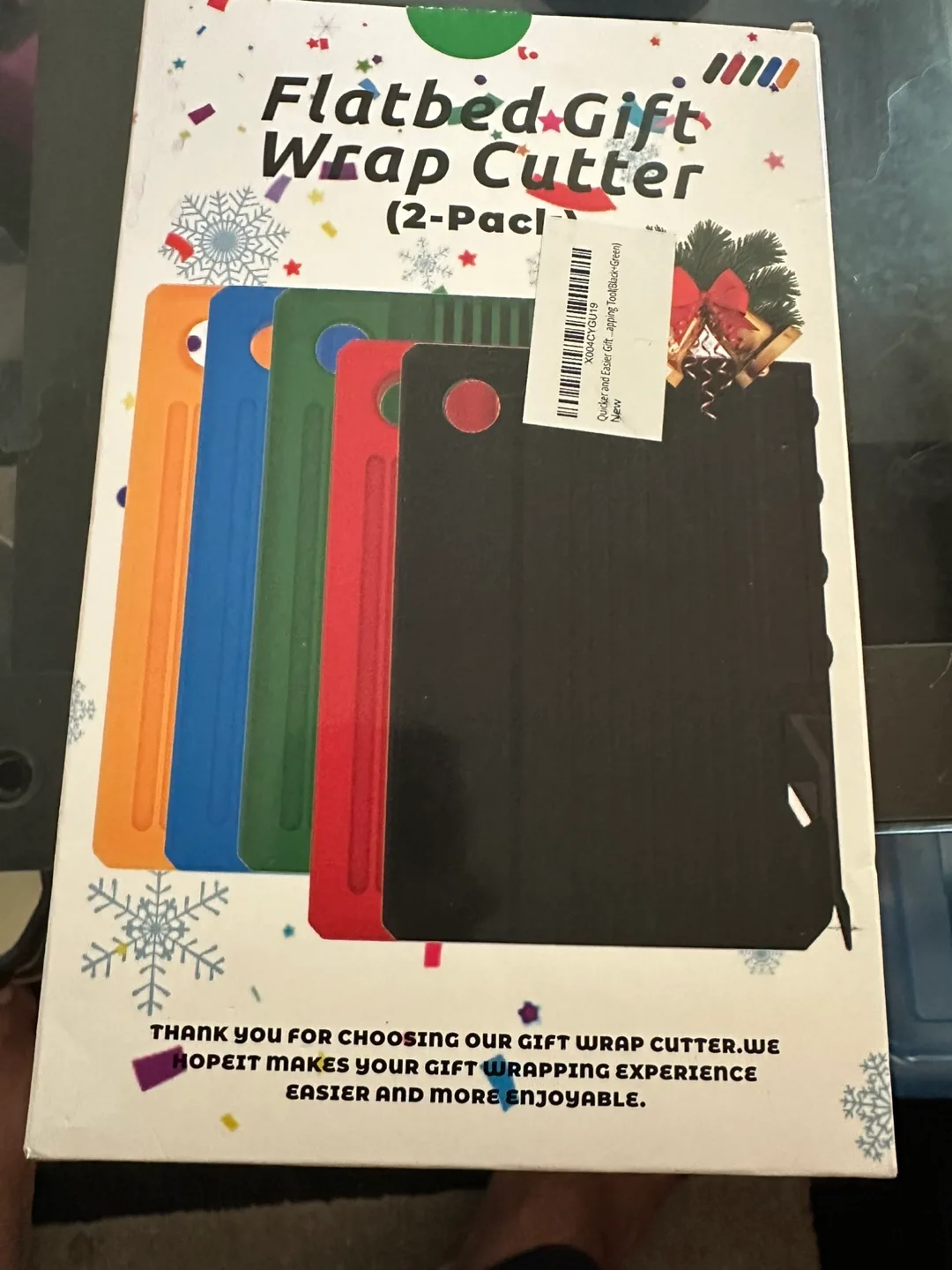 Flatbed Gift Wrap Cutter (2-Pack) - NEW thumbnail