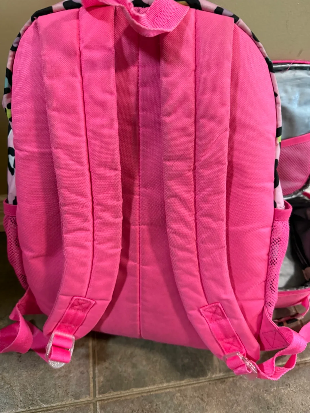 Children’s place Pink Leopard Backpack with Lunch Bag 🍁🇨🇦 image indicator(4)