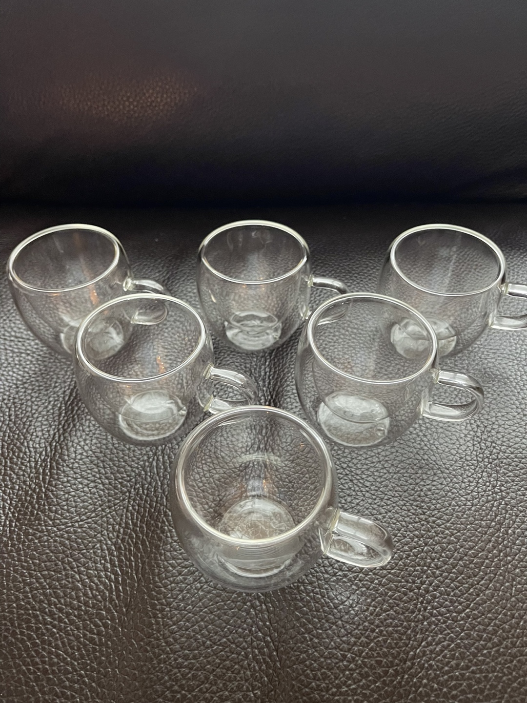 Set of 6 Glass Coffee/Tea Mugs - photo 2