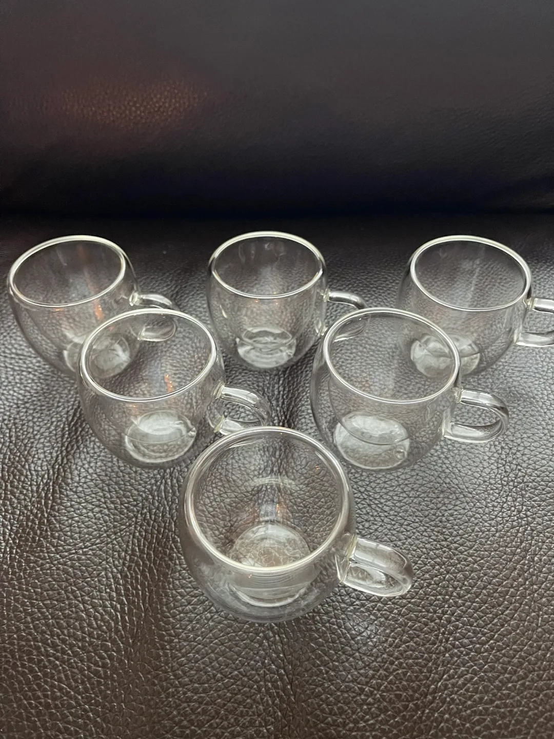 Set of 6 Glass Coffee/Tea Mugs image indicator(2)